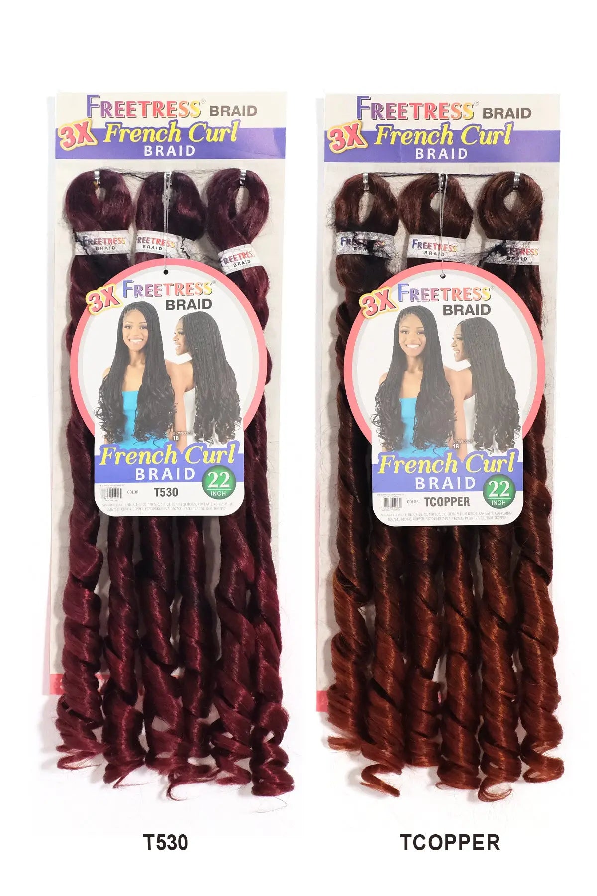 SHAKE N GO FREETRESS 3X FRENCH CURL BRAID 22" SHAKE N GO