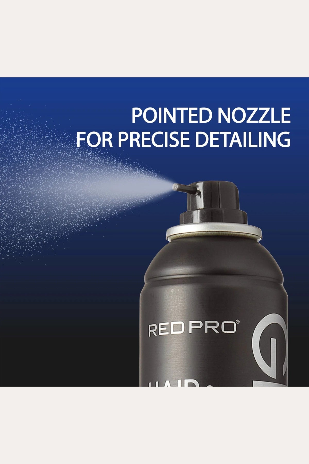RED PRO GROOMANE TEMPORARY COLOR SPRAY FOR HAIR, BEARDS & LINEUP