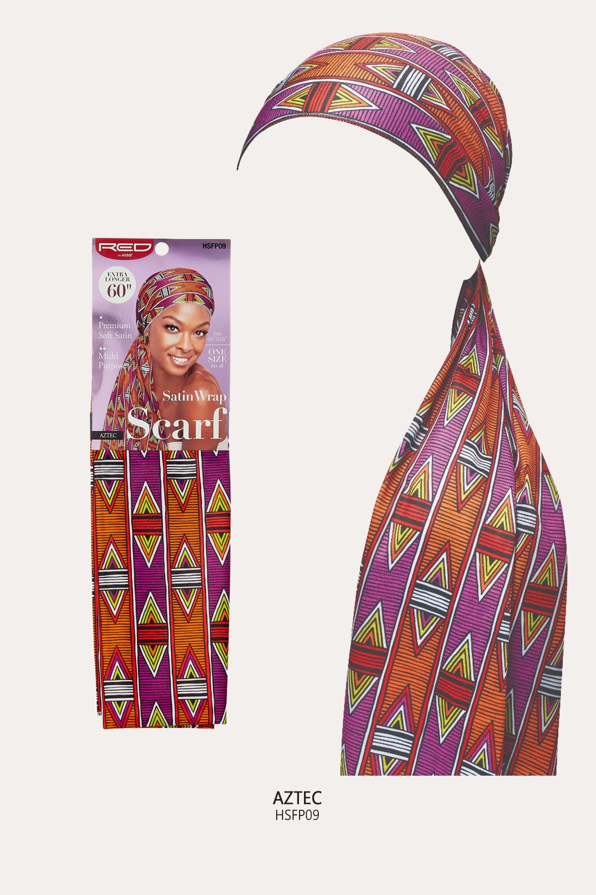 RED BY KISS SILK SATIN WRAP SCARF - BSW BEAUTY CANADA