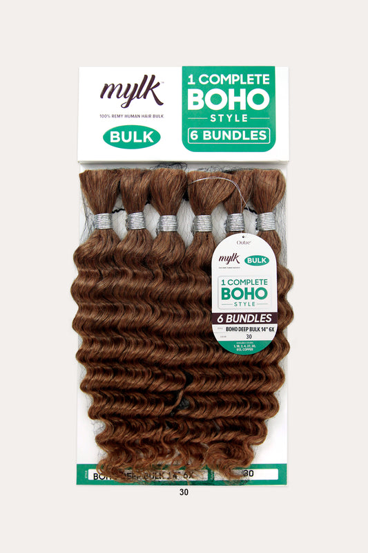 OUTRE MYLK 100% HUMAN HAIR 6X BOHO DEEP BULK 14" - BSW BEAUTY CANADA