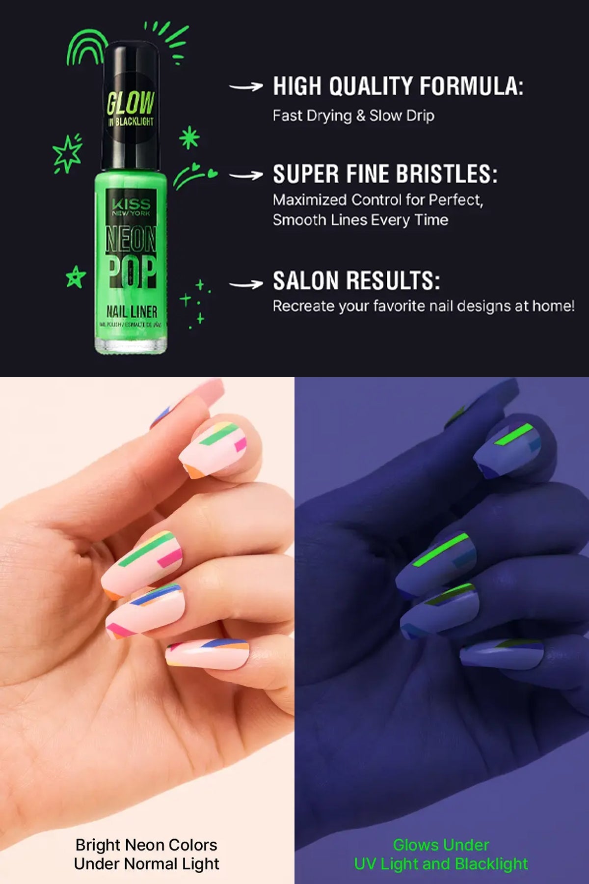 [완료] KISS NEW YORK PRECISION BRUSH NAIL ART LINER KISS NEW YORK