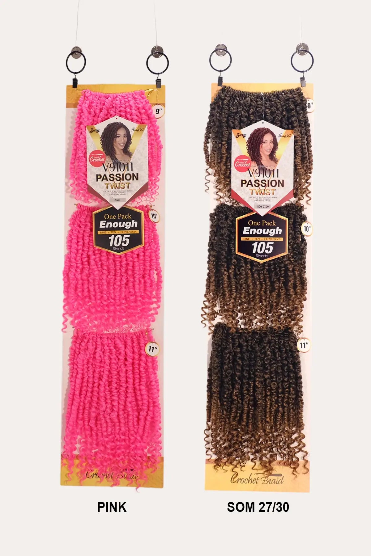 ZURY V11 PASSION TWIST CROCHET BRAID 9" 10" 11" ZURY