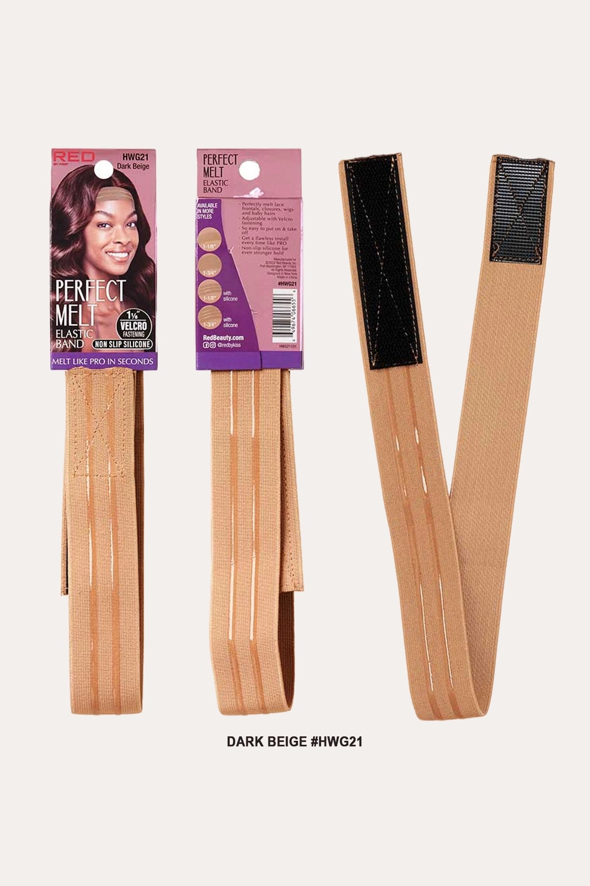 RED BY KISS PREMIUM ELASTIC WIG BAND - REGULAR