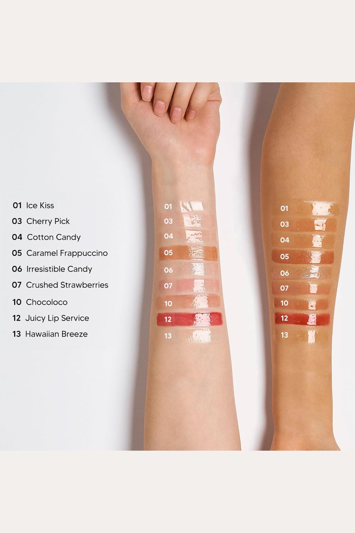 RUBY KISSES JELLICIOUS LIP GLOSS COLLECTION RED BEAUTY