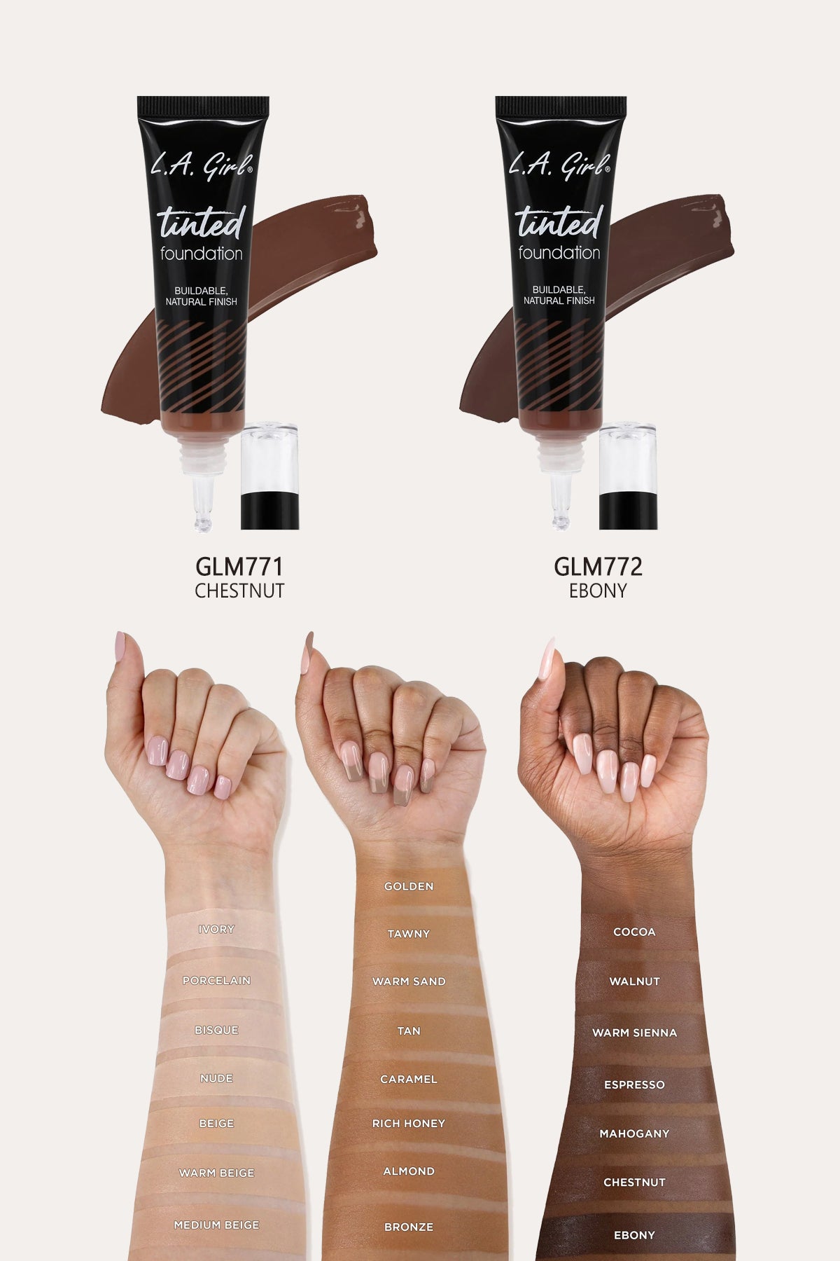 L.A. GIRL TINTED FOUNDATION - BSW BEAUTY CANADA
