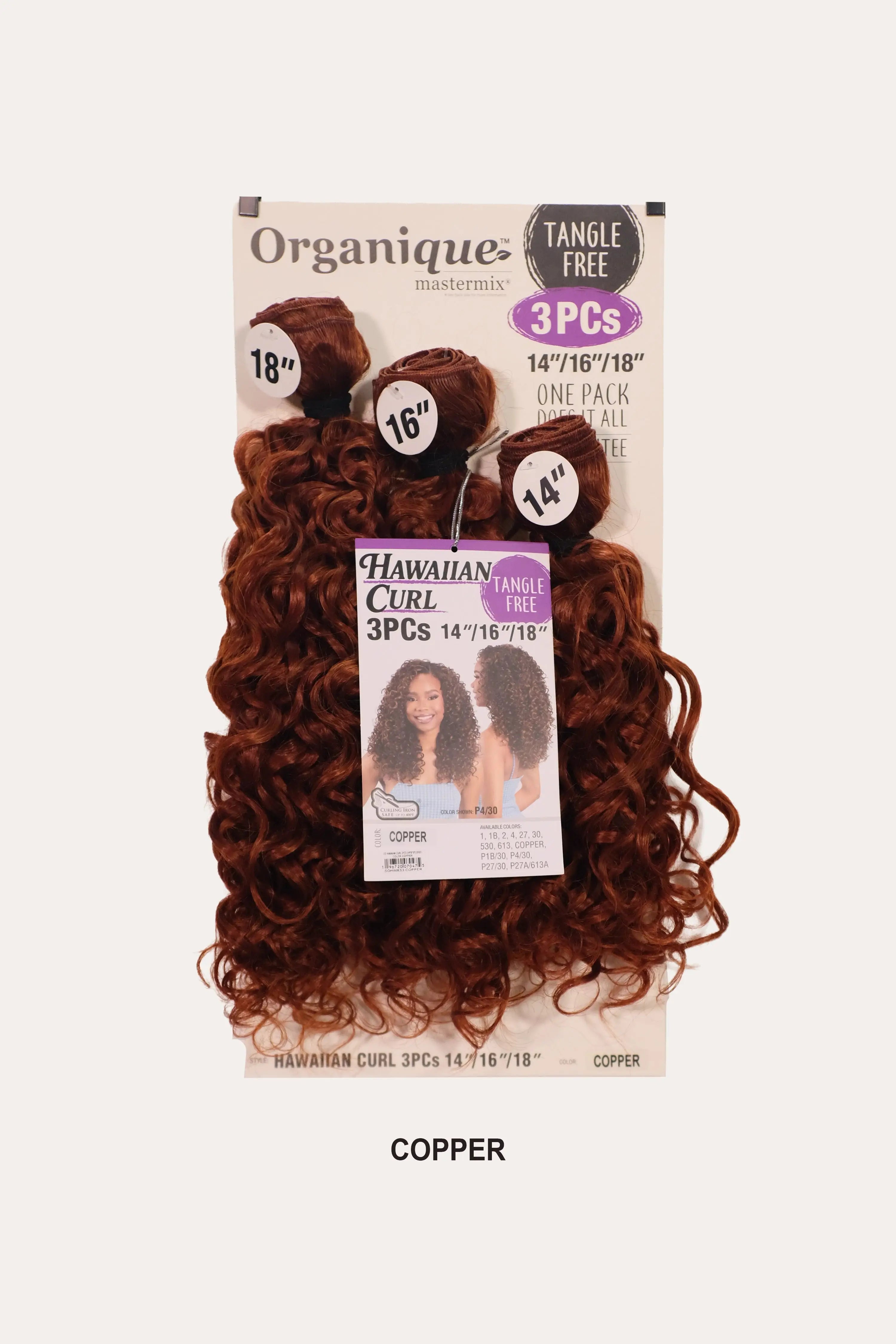 SHAKE N GO ORGANIQUE HAWAIIAN CURL 3PCS (14" 16" 18") SHAKE N GO