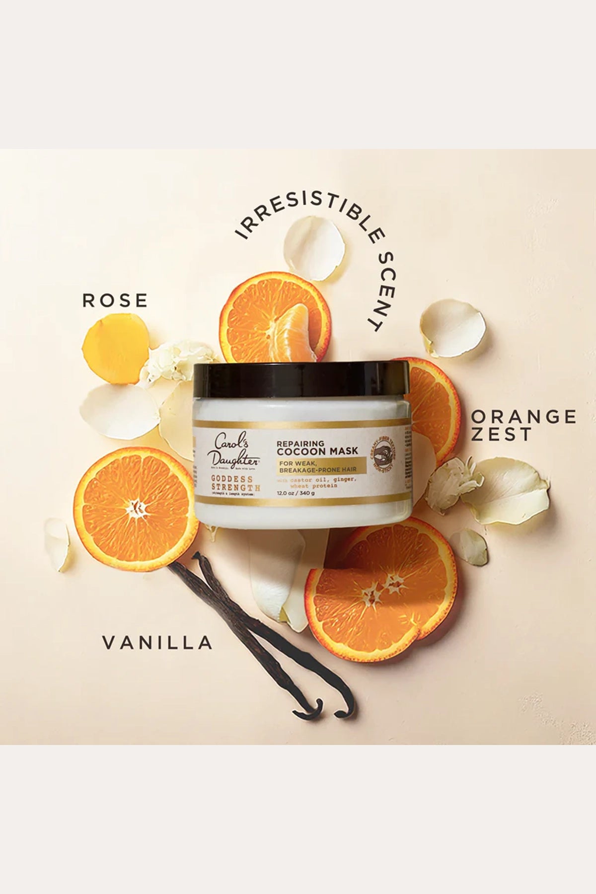 CAROLS DAUGHTER STRENGTH REPAIR COCONUT HYDRATING HAIR MASK 12oz