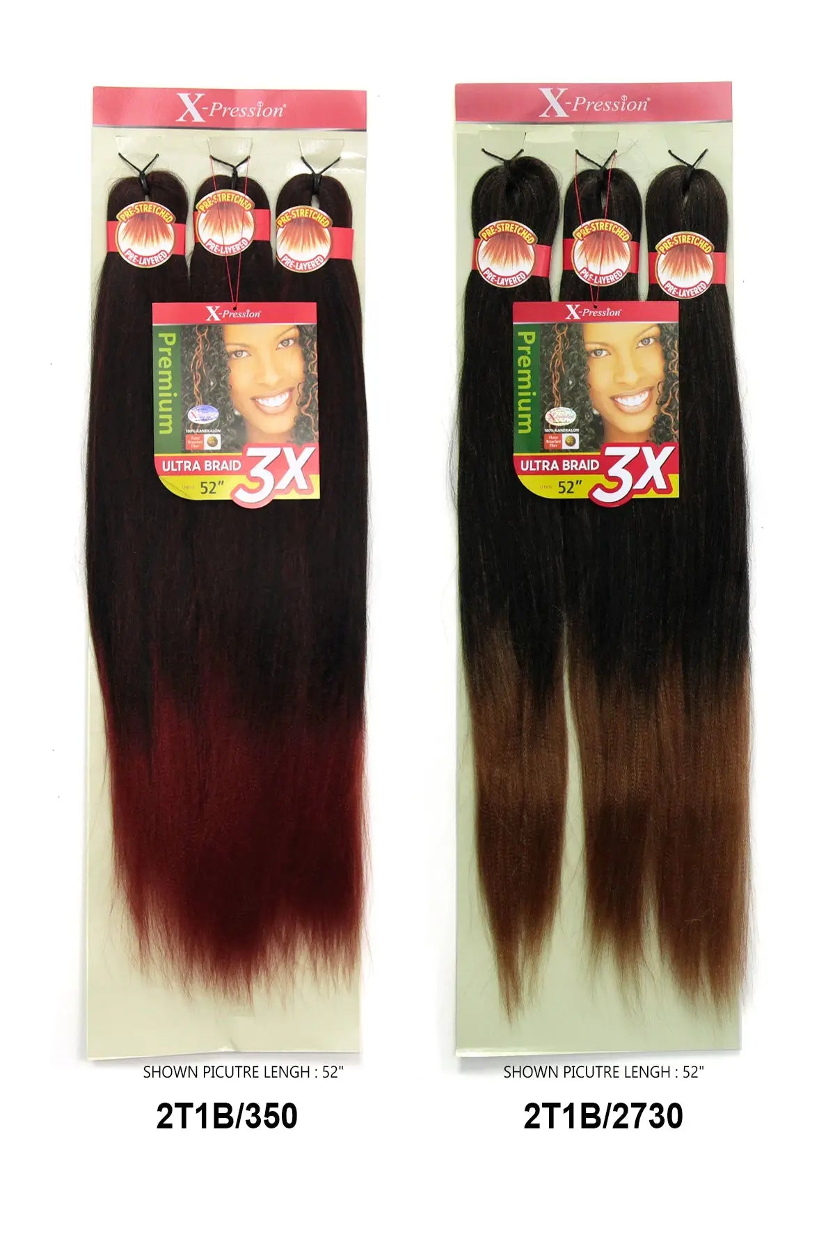 OUTRE 3X X-PRESSION PRE-STRETCHED ULTRA BRAID 52" OUTRE