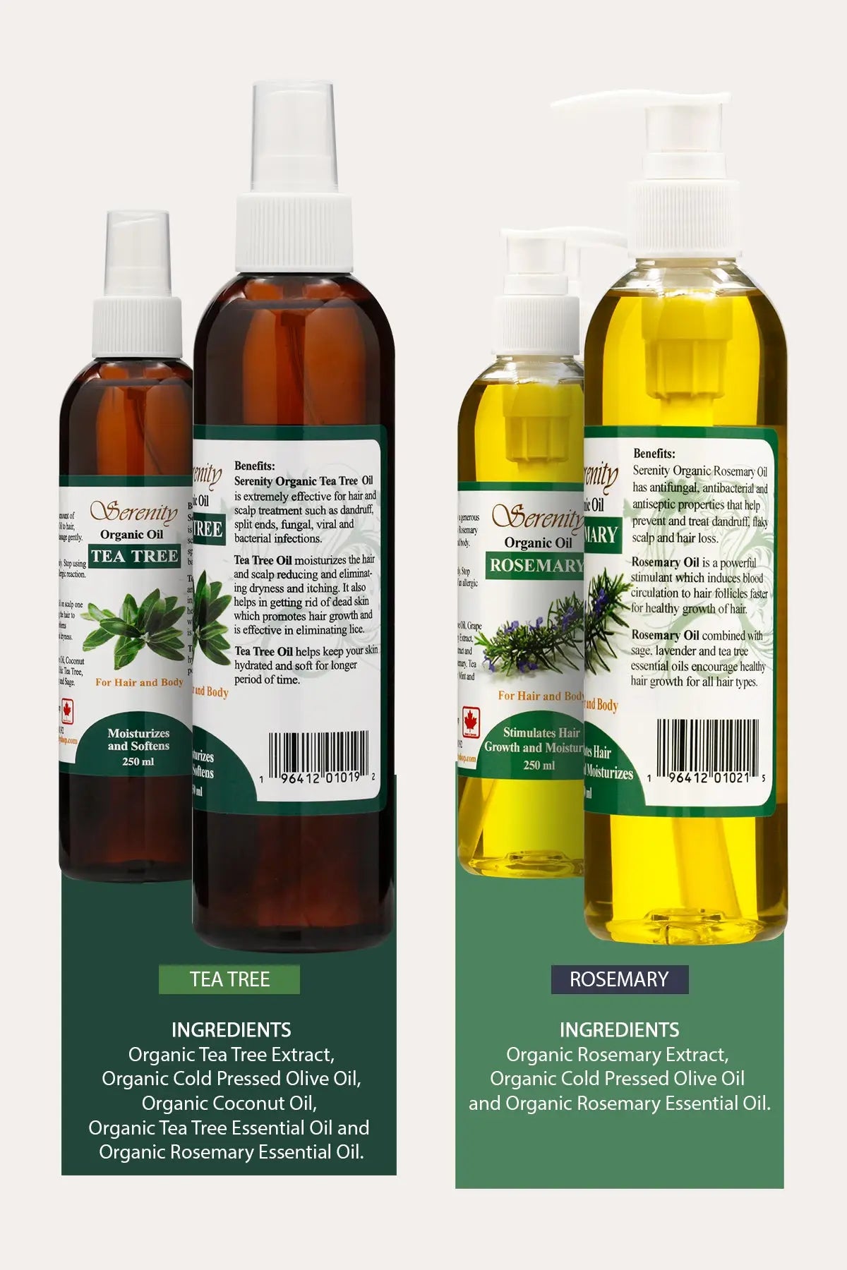 SERENITY ORGANIC OIL - BSW BEAUTY CANADA