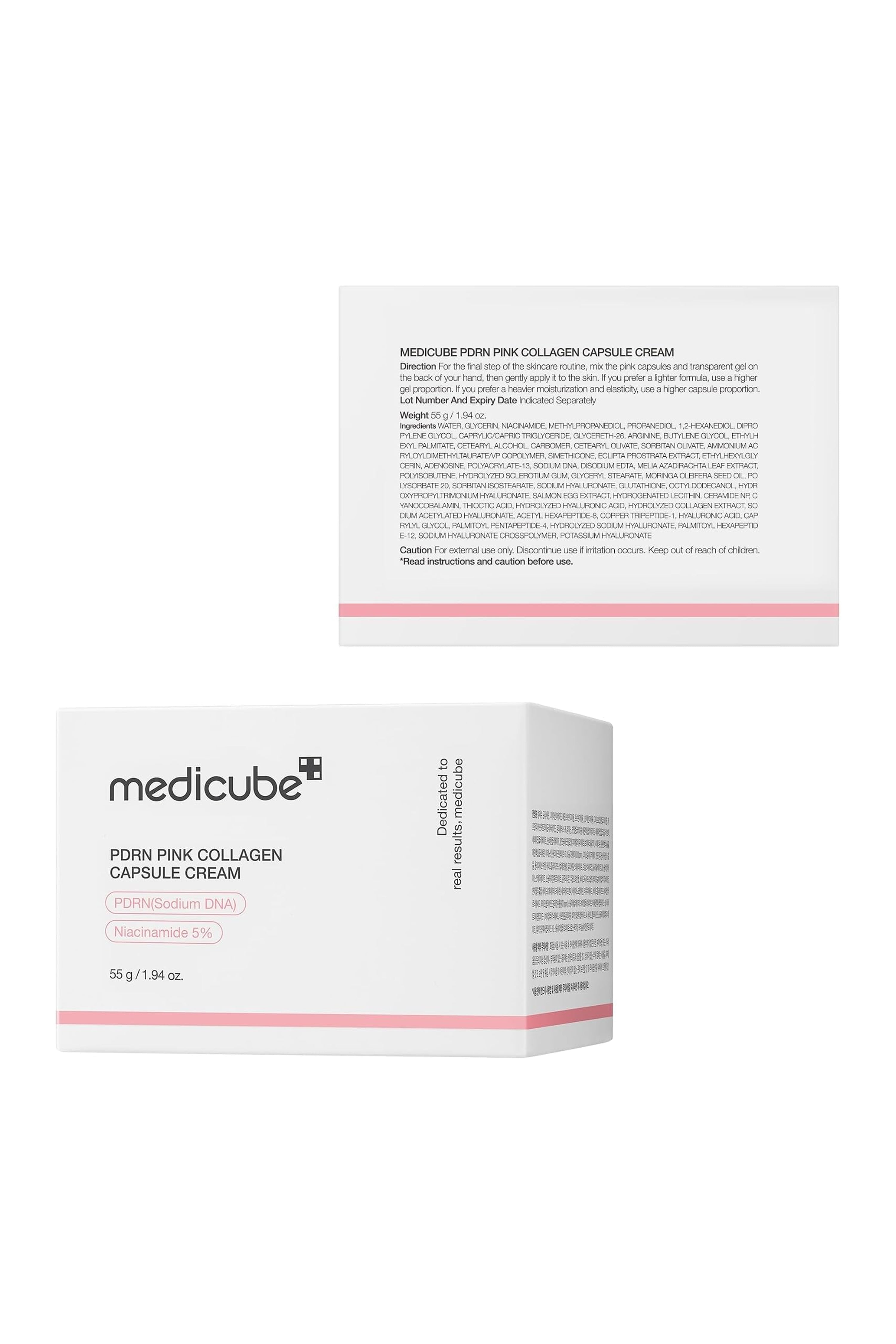 MEDICUBE CRÈME CAPSULE DE COLLAGÈNE ROSE AU PDRN