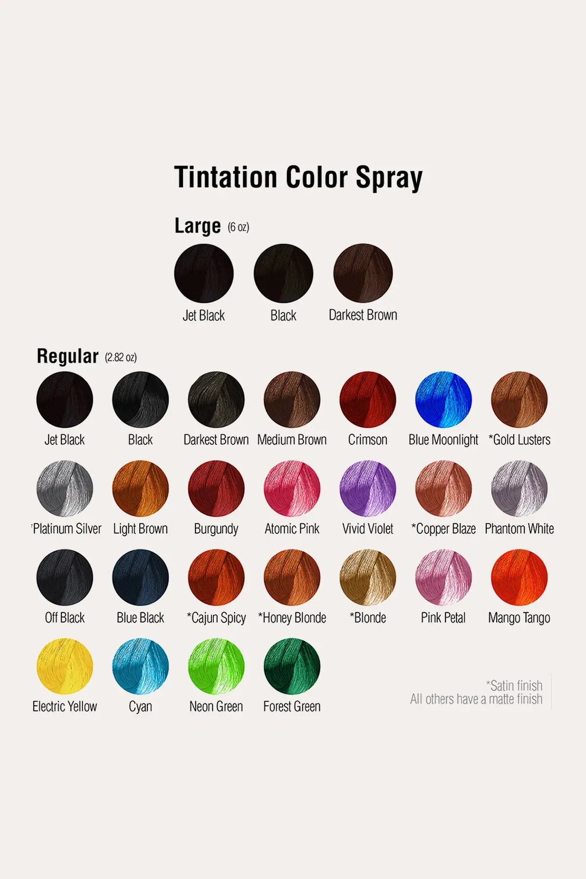 KISS NEW YORK TINTATION TEMPORARY HAIR COLOR SPRAY - 13 COLORS - BSW BEAUTY CANADA
