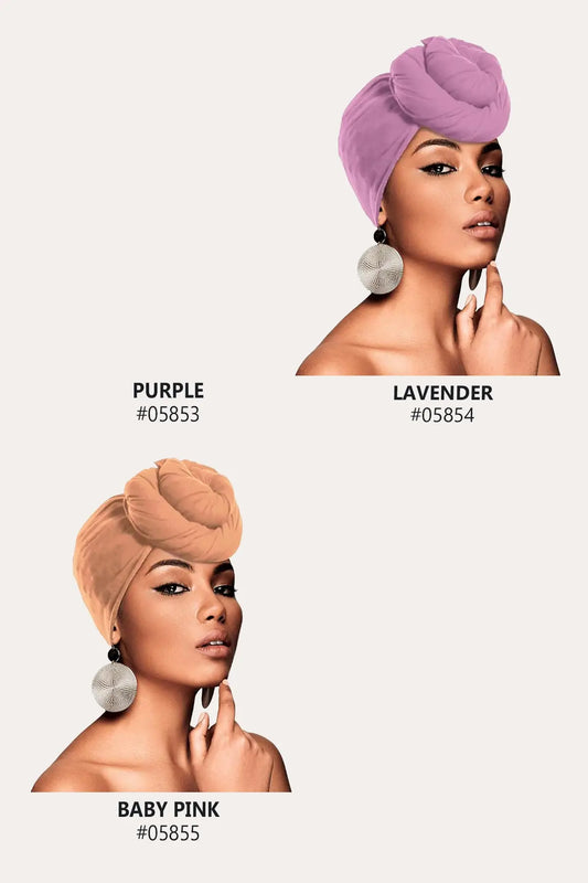 BEAUTY TOWN CRINKLE HEAD WRAP SCARF BEAUTY TOWN