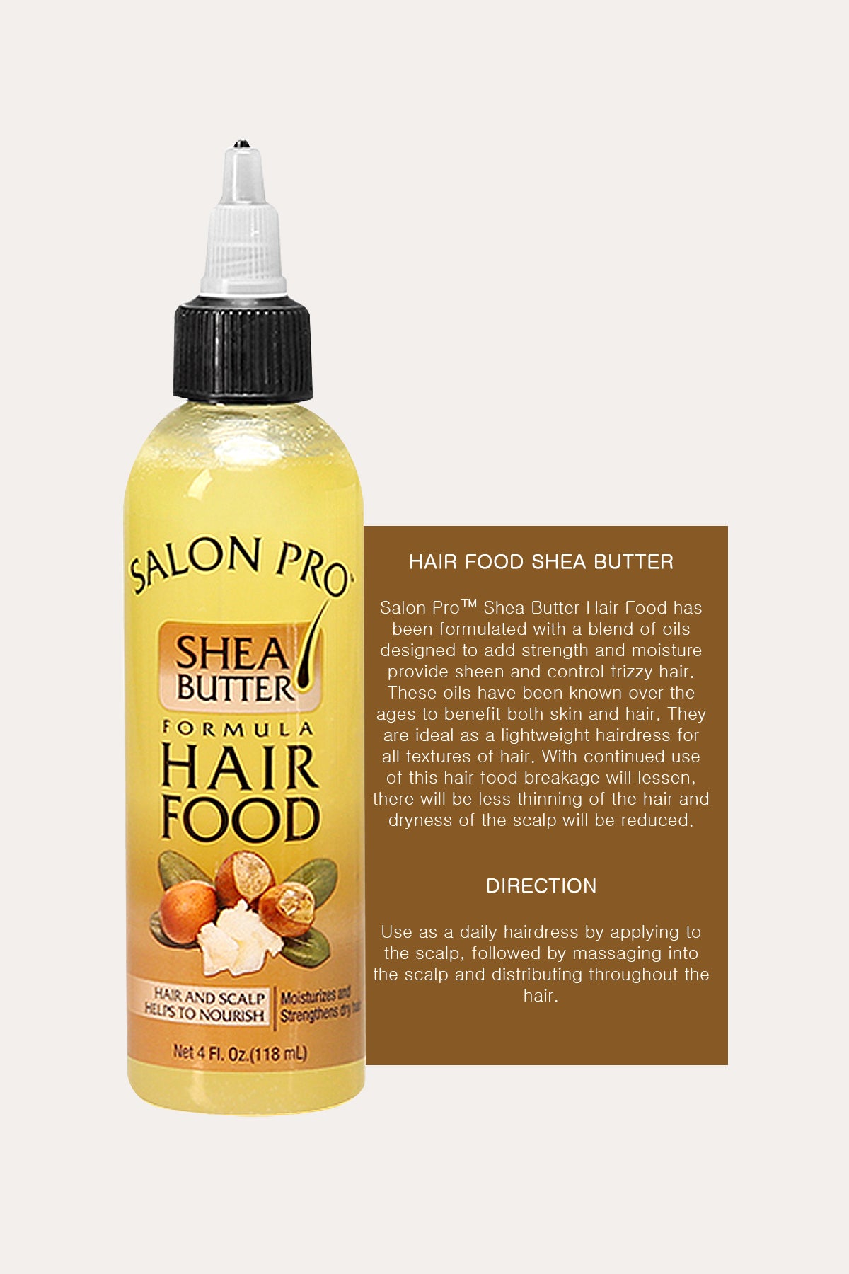 SALON PRO HAIR FOOD 4oz - BSW BEAUTY CANADA