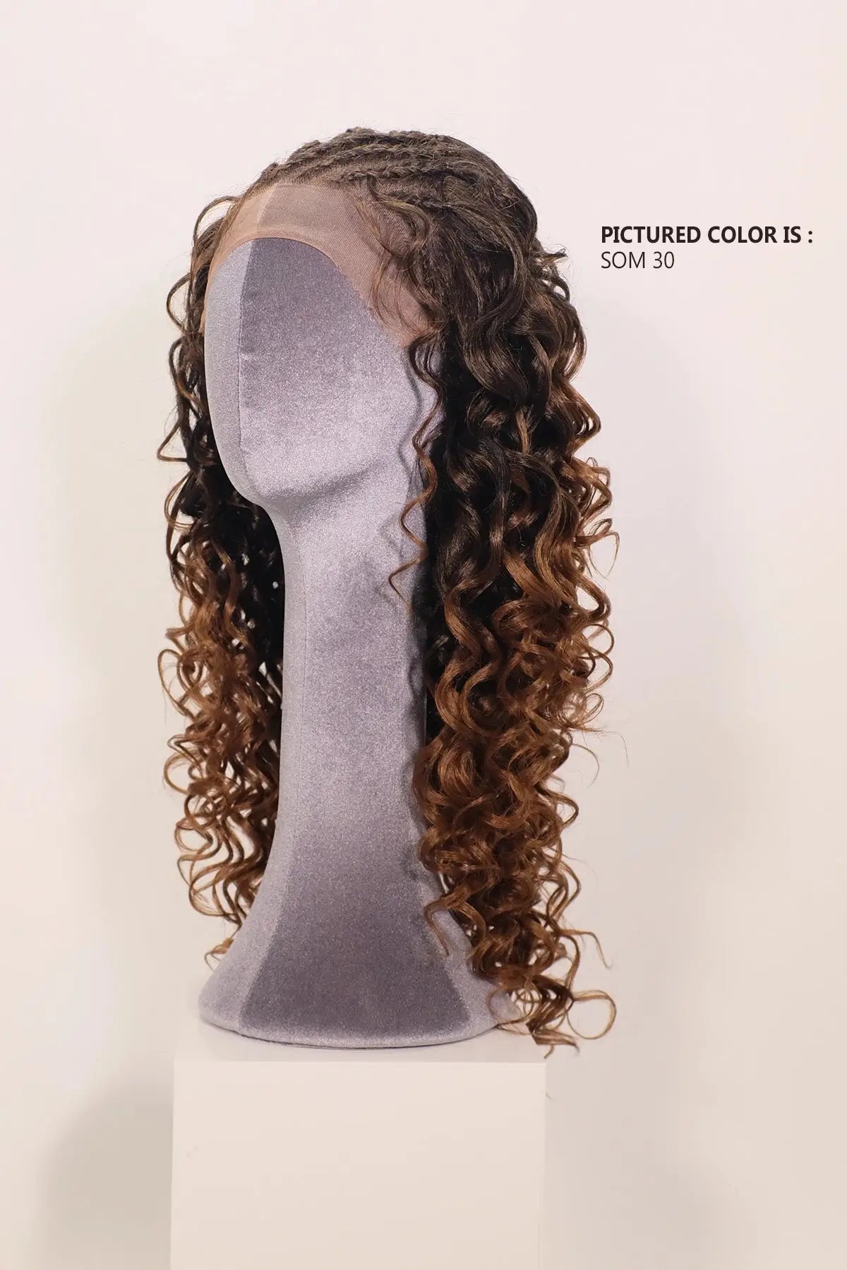 ZURY 13X5 HD LACE FRONT PRE-BRAIDED WIG - WAYDA