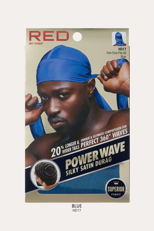 RED BY KISS POWER WAVE SILKY DURAG RED BEAUTY