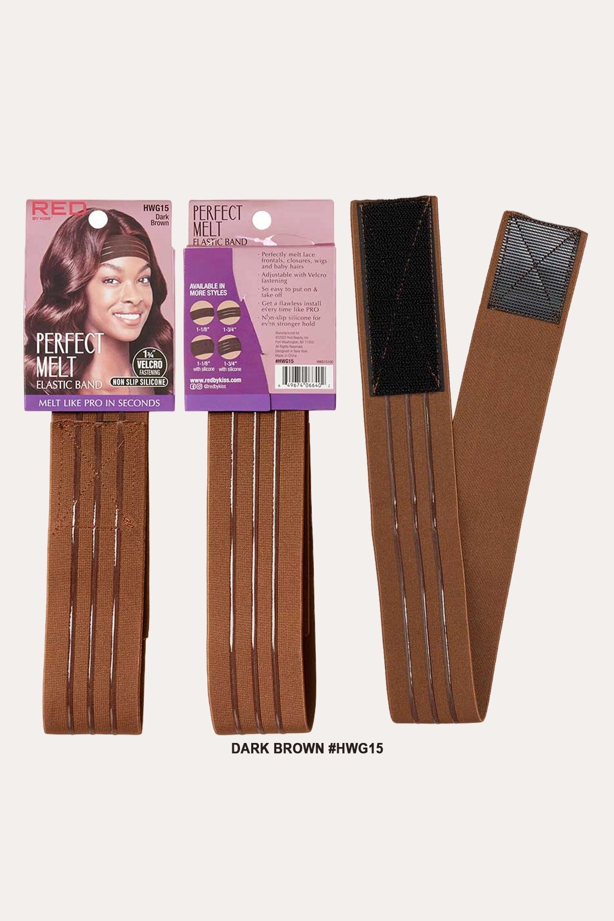 RED BY KISS PREMIUM ELASTIC WIG BAND - WIDE