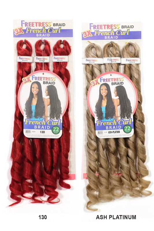 SHAKE N GO FREETRESS 3X FRENCH CURL BRAID 22" SHAKE N GO