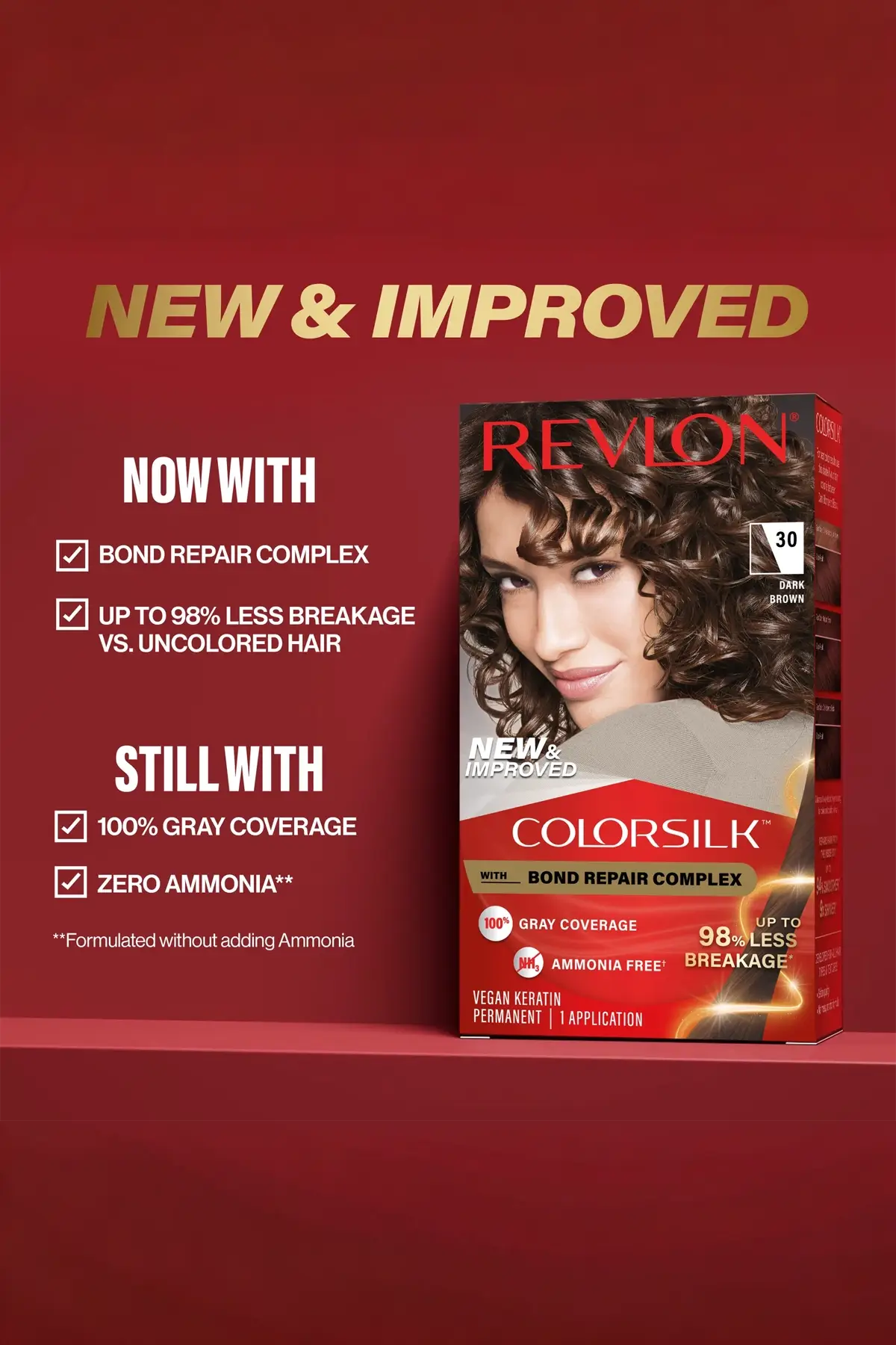 REVLON COLORSILK BOND REPAIR HAIR COLOR – AMMONIA FREE REVLON