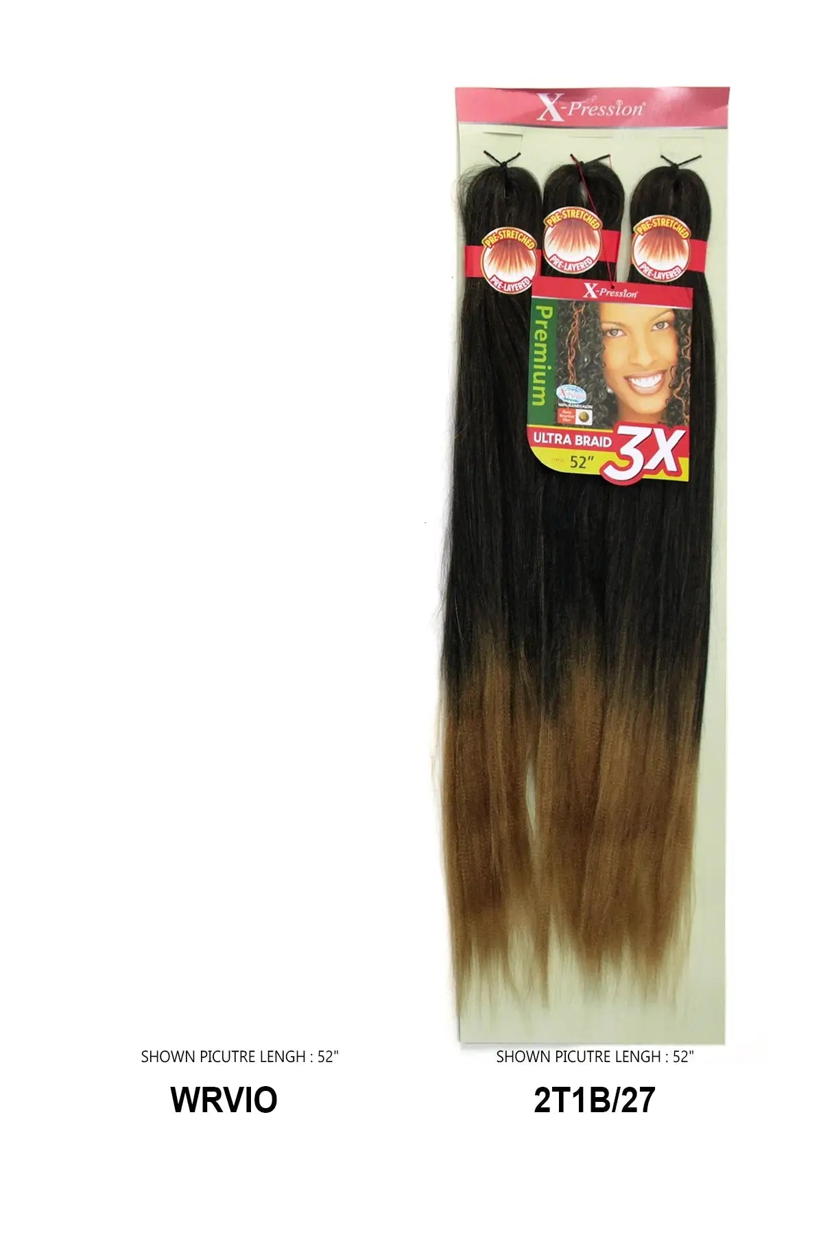 OUTRE 3X X-PRESSION PRE-STRETCHED ULTRA BRAID 42" OUTRE