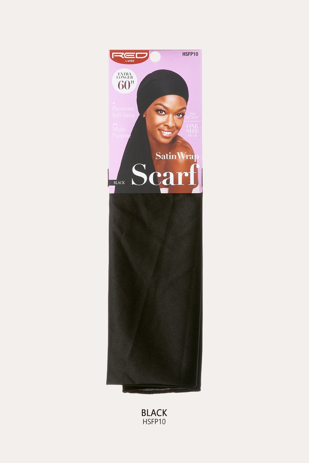 RED BY KISS SILK SATIN WRAP SCARF - BSW BEAUTY CANADA