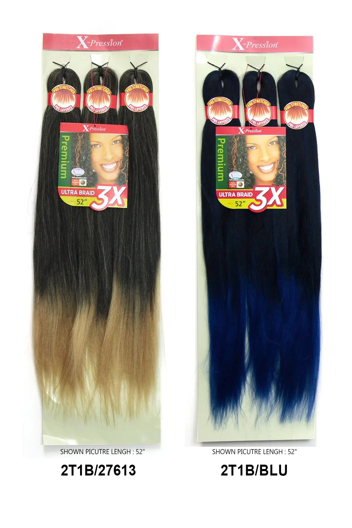 OUTRE 3X X-PRESSION PRE-STRETCHED ULTRA BRAID 52" OUTRE