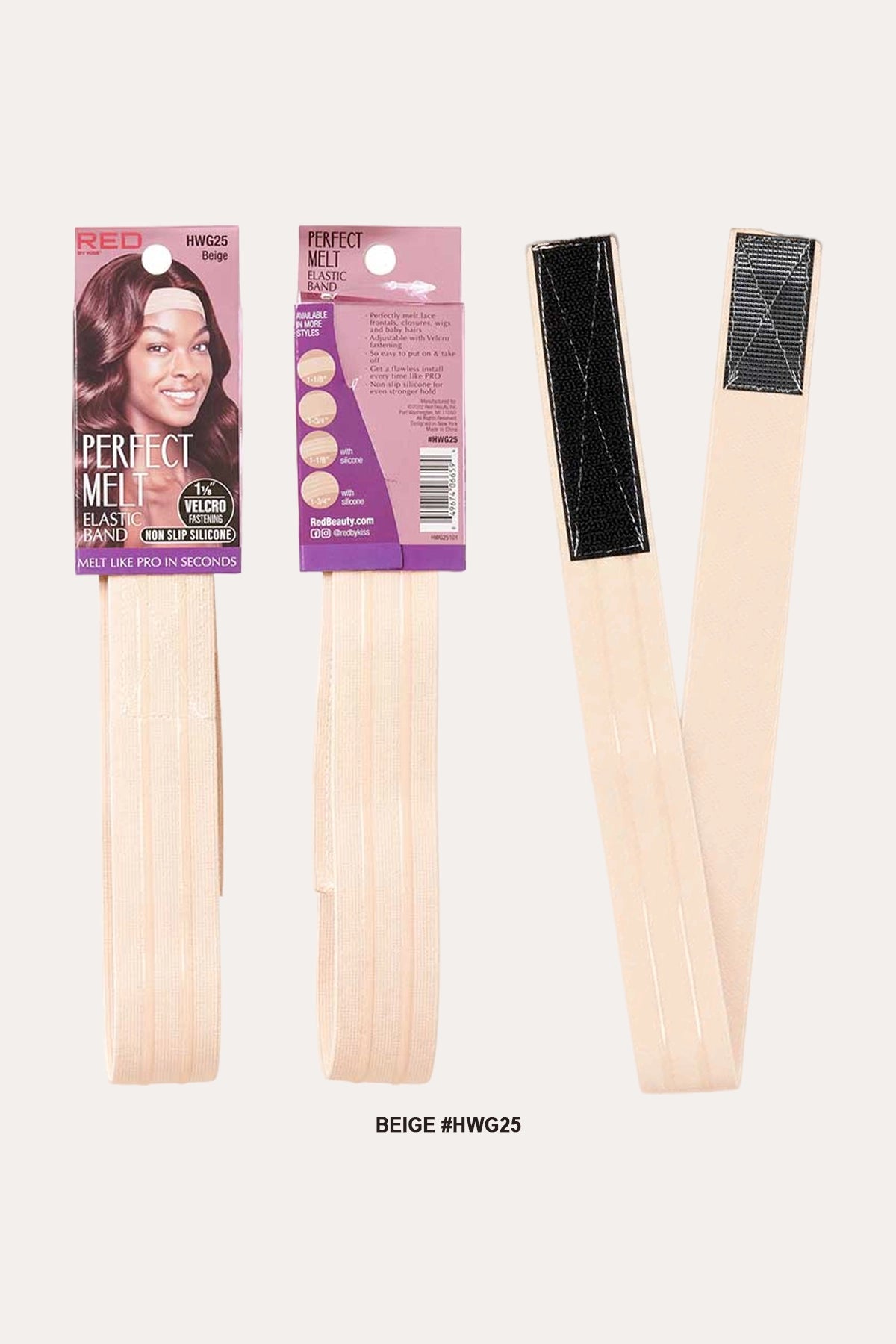 RED BY KISS PREMIUM ELASTIC WIG BAND - REGULAR