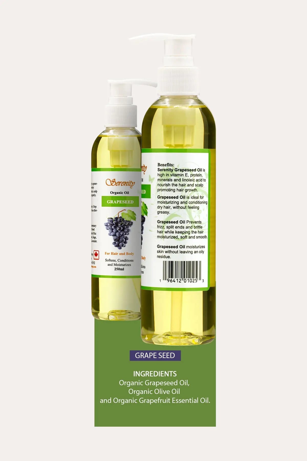 SERENITY ORGANIC OIL - BSW BEAUTY CANADA