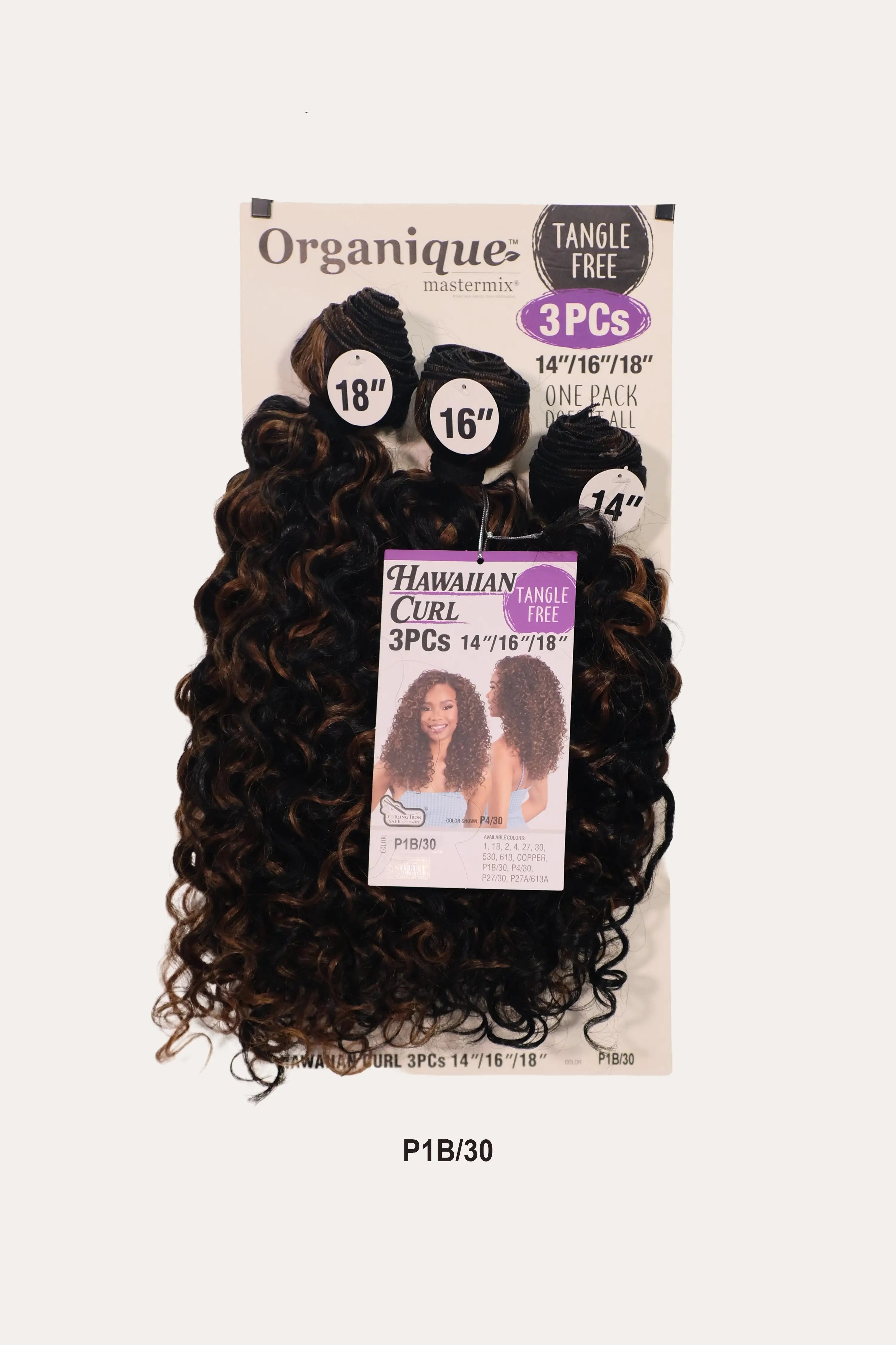SHAKE N GO ORGANIQUE HAWAIIAN CURL 3PCS (14" 16" 18") SHAKE N GO