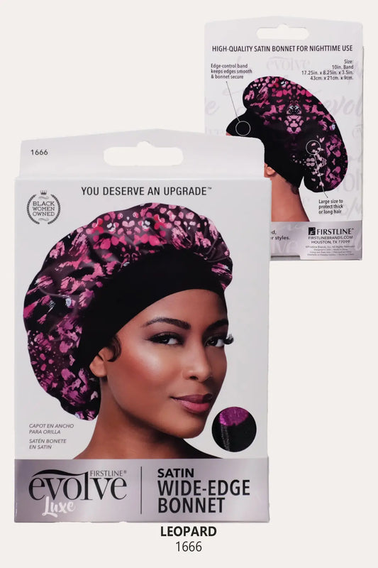 EVOLVE SATIN WIDE EDGE BONNET FIRSTLINE