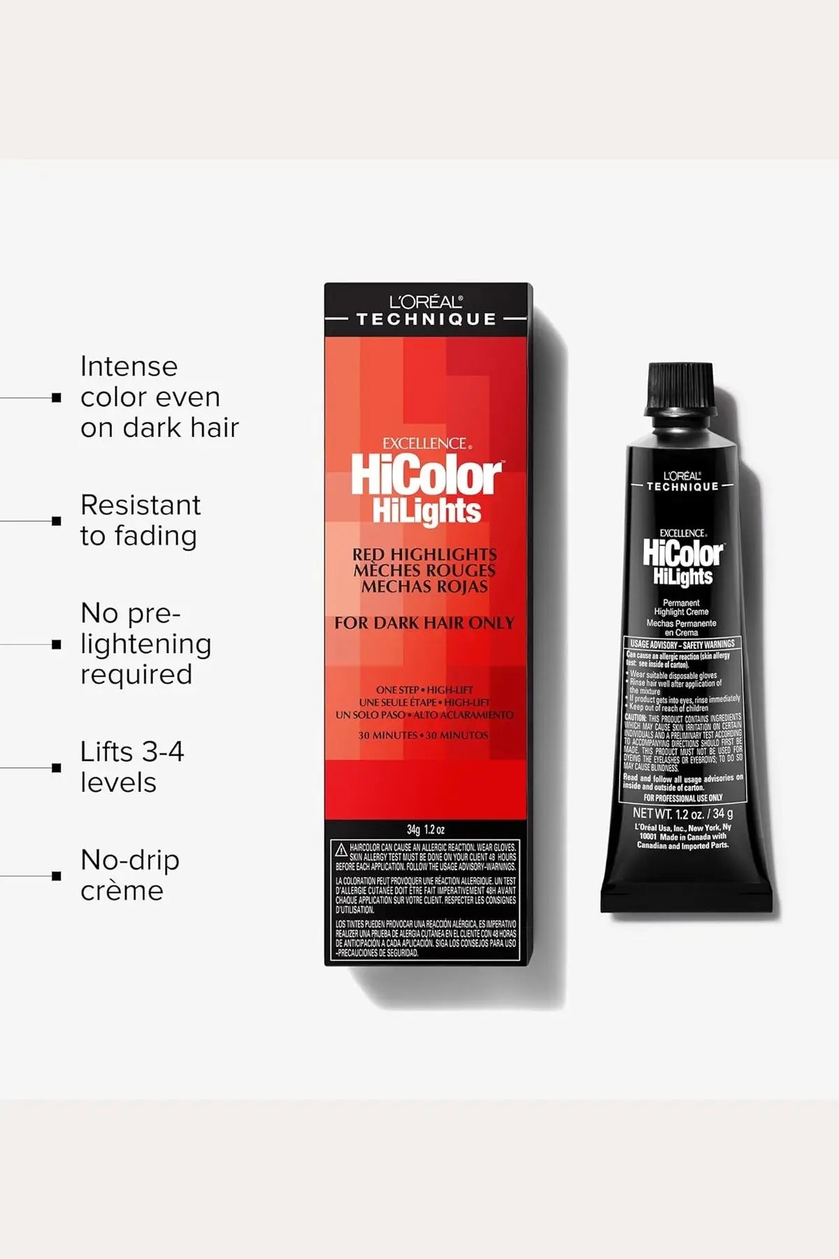 LOREAL EXCELLENCE HICOLOR FOR DARK HAIR ONLY