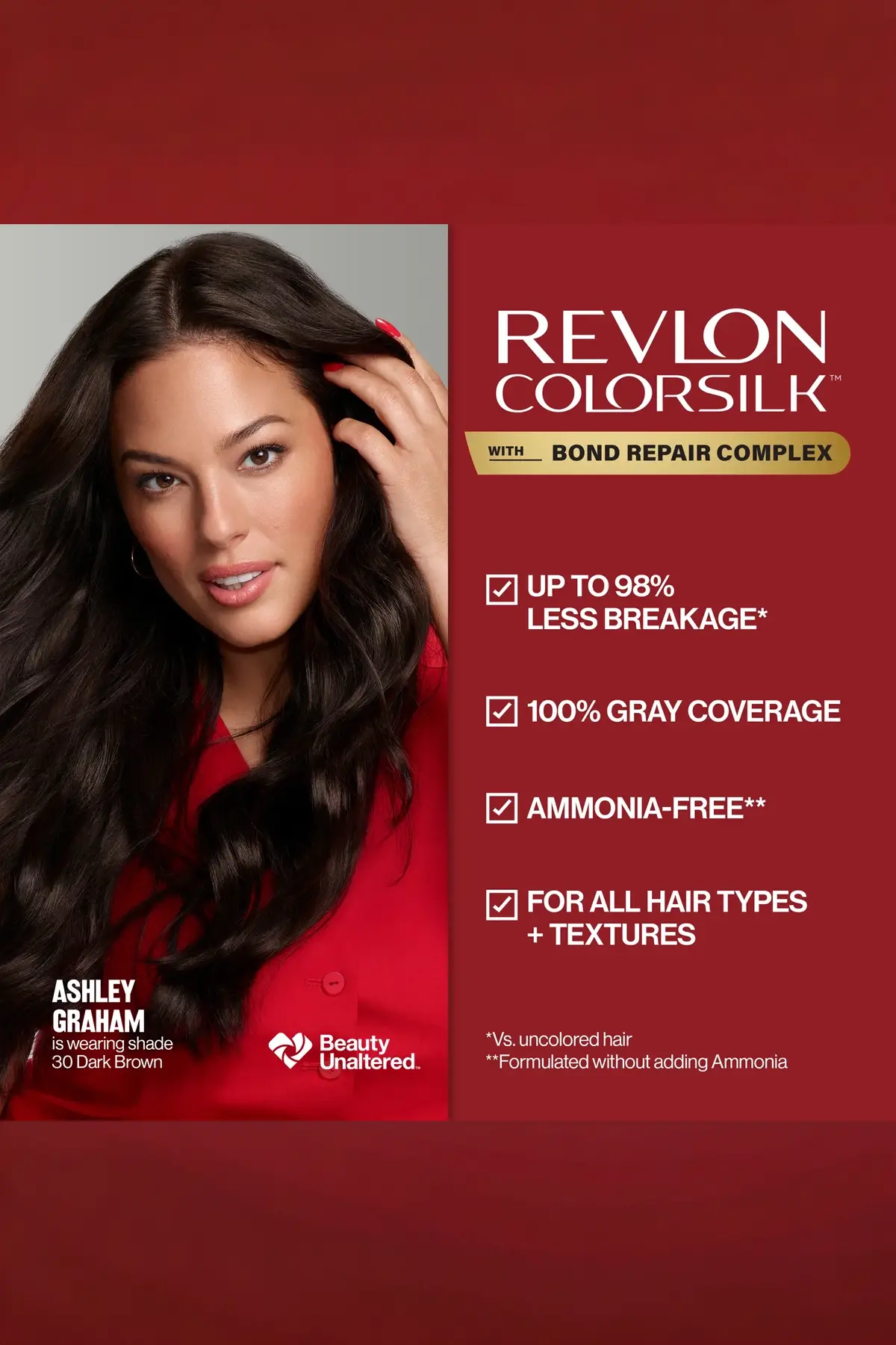 REVLON COLORSILK BOND REPAIR HAIR COLOR – AMMONIA FREE REVLON