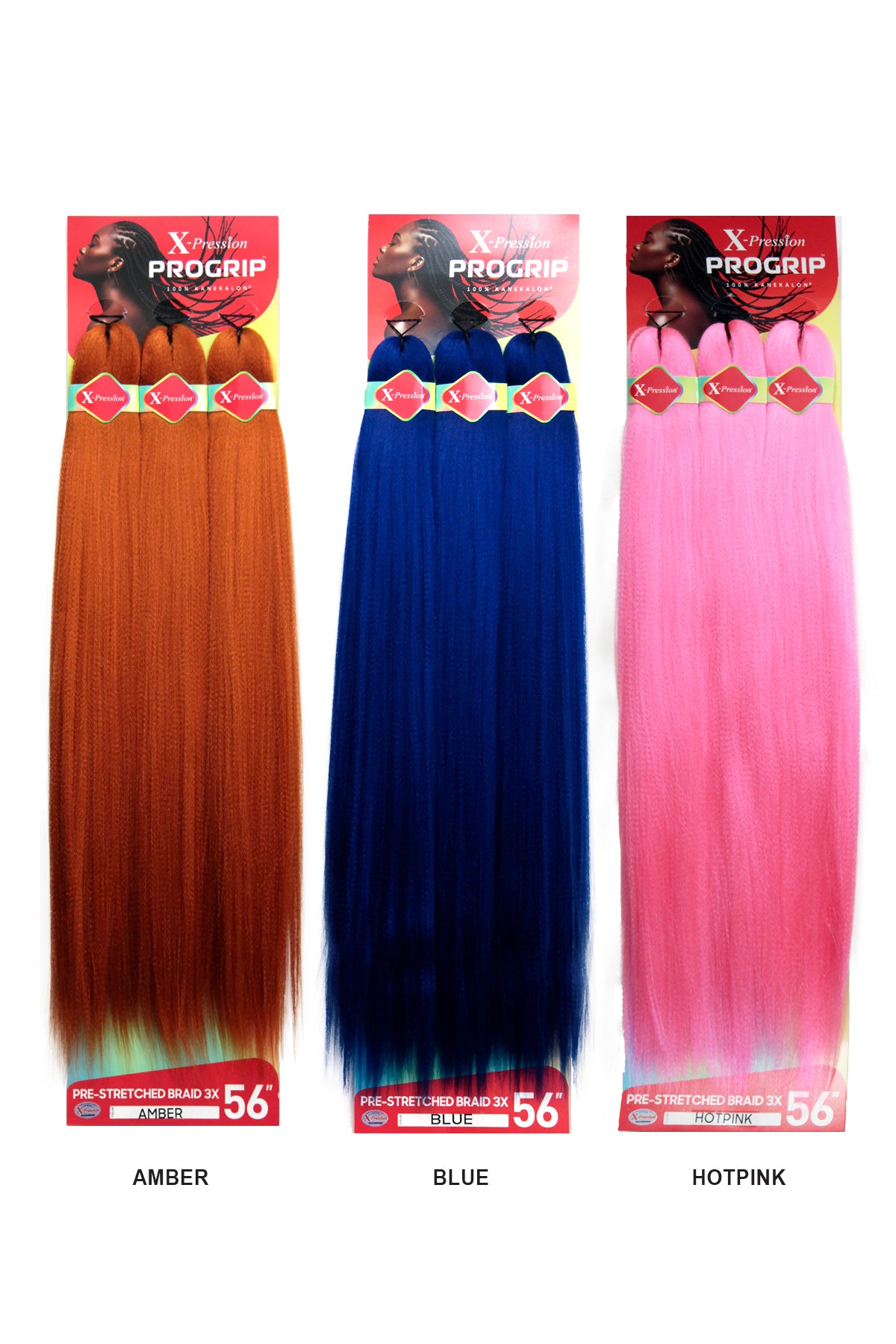 OUTRE X-PRESSION 3X PROGRIP PRE-STRETCHED BRAID 56