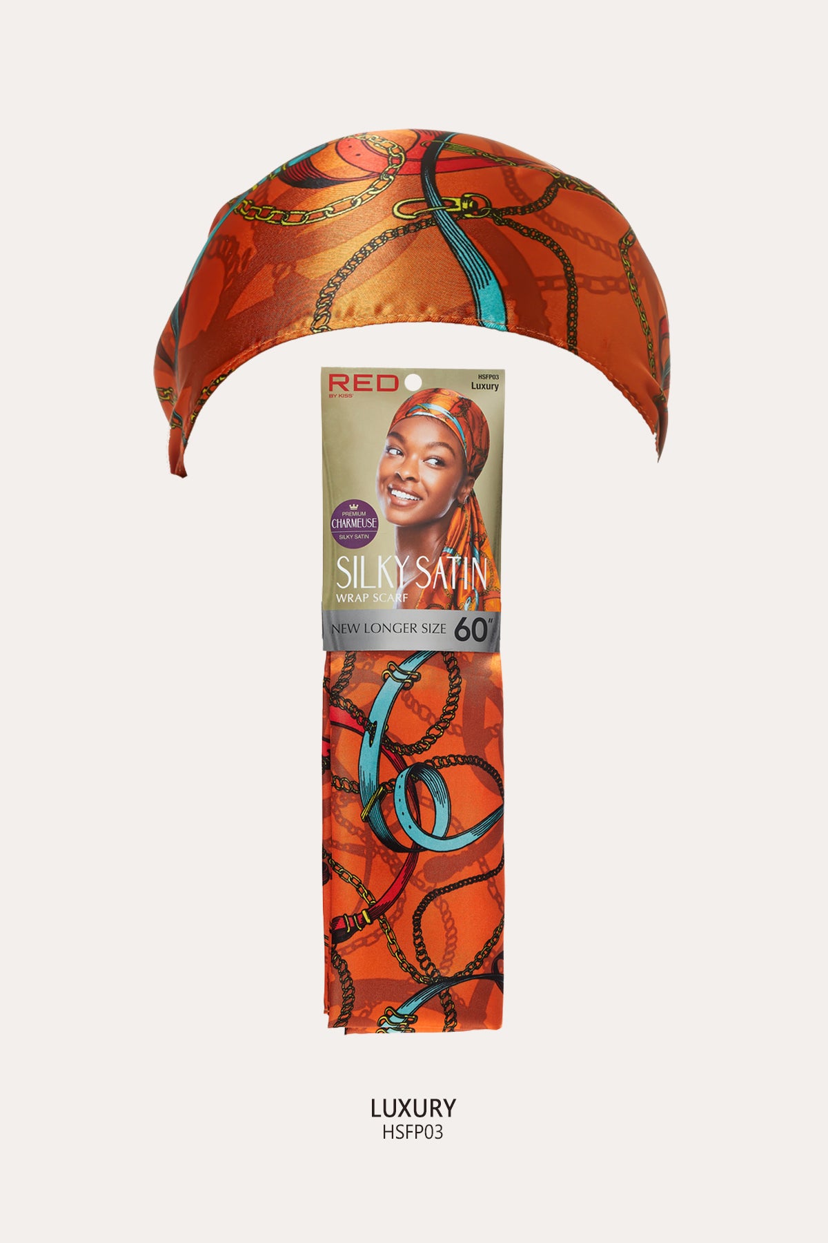 RED BY KISS SILK SATIN WRAP SCARF - BSW BEAUTY CANADA