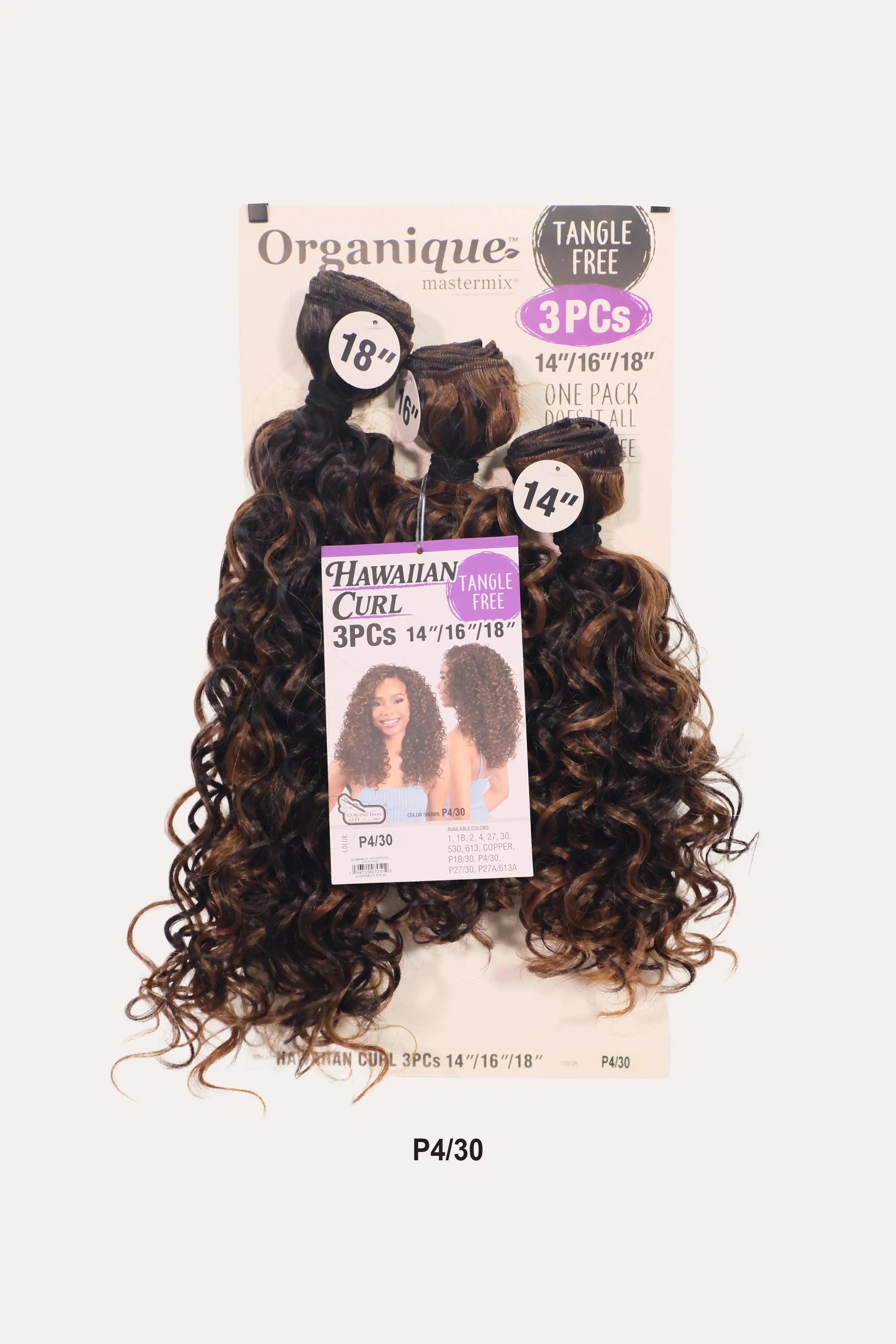 SHAKE N GO ORGANIQUE HAWAIIAN CURL 3PCS (14" 16" 18") SHAKE N GO