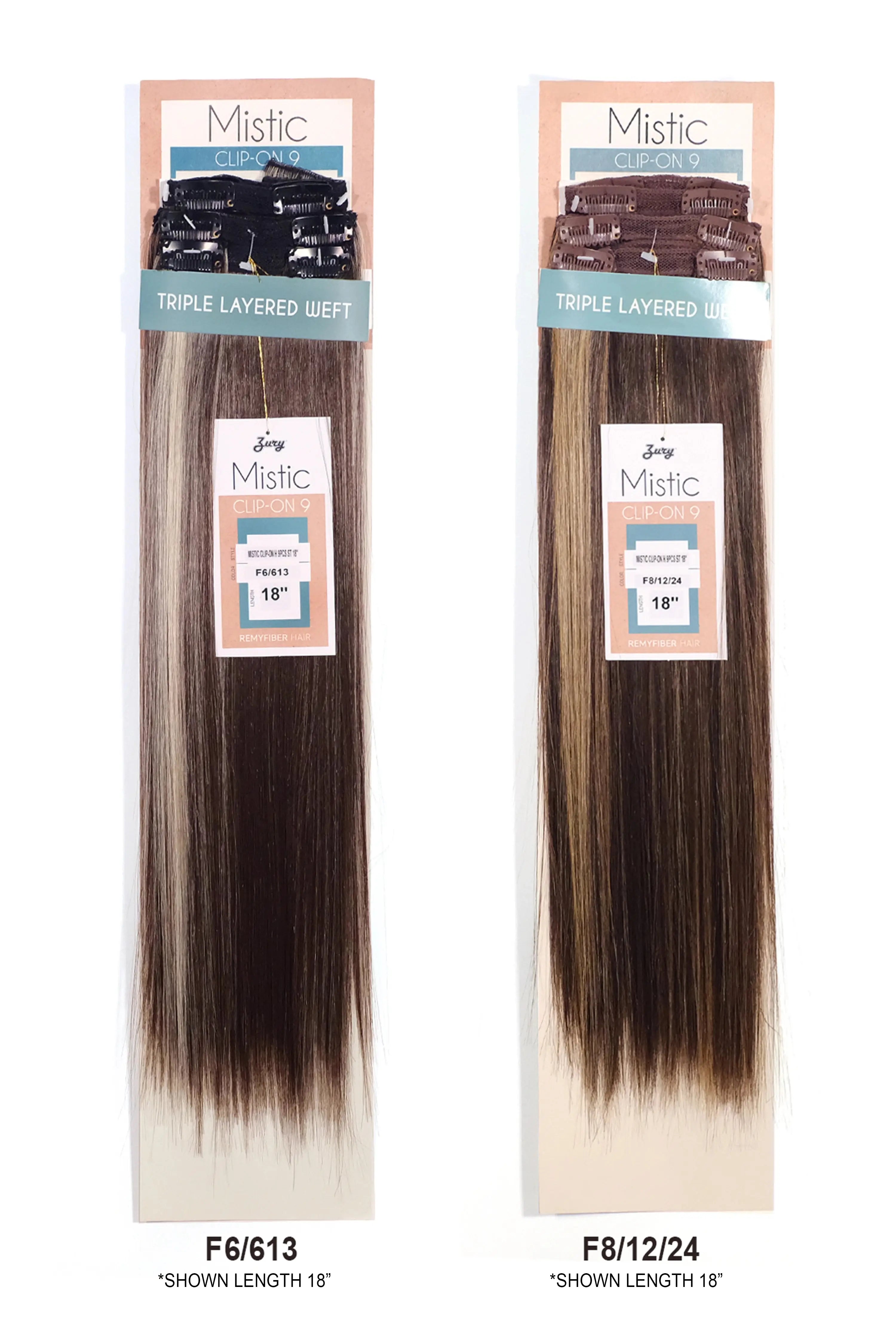 ZURY MISTIC CLIP-ON WEAVE 22 9PC 22" ZURY