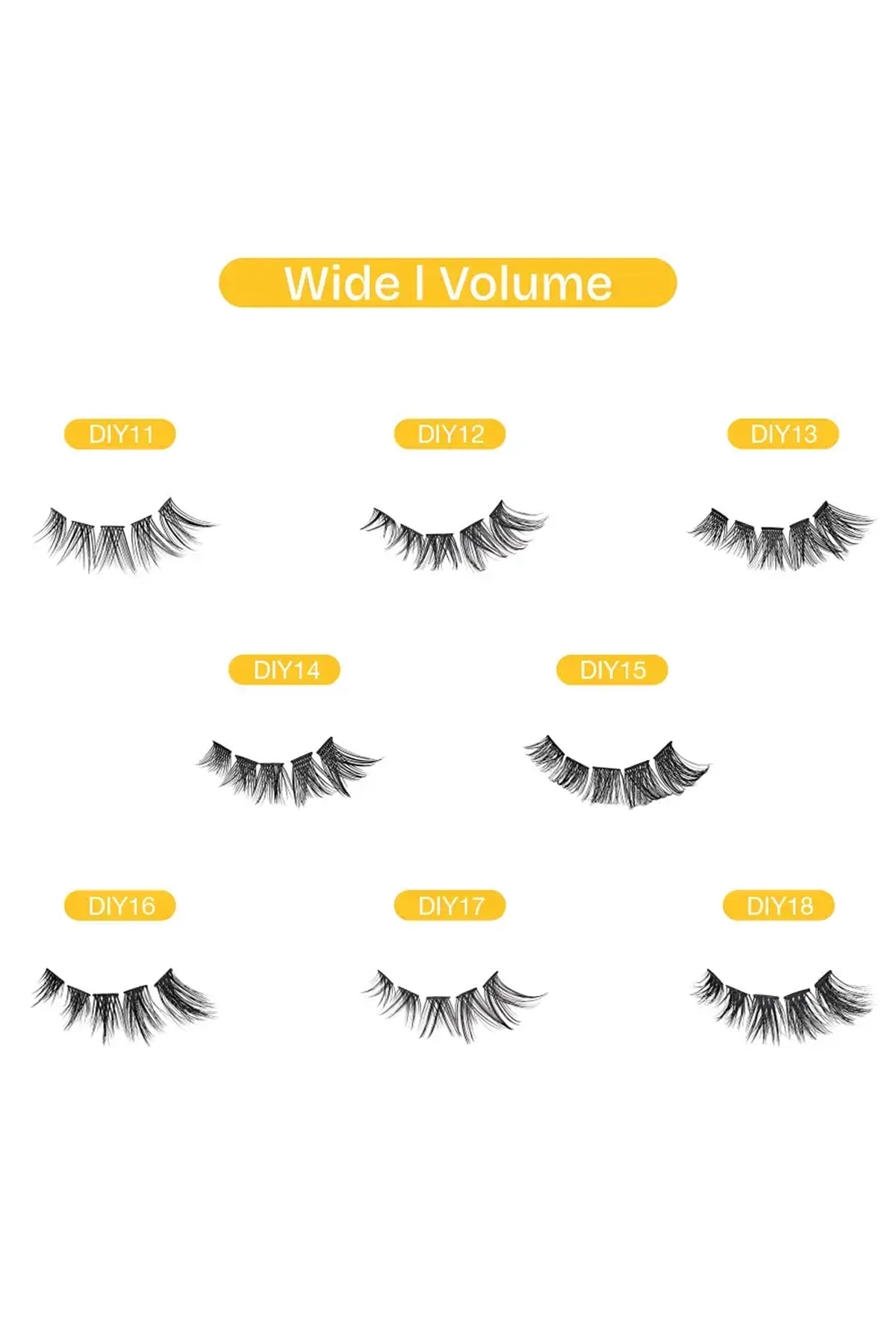 BROADWAY NATURAL DIY CLUSTER LASHES | INDIVISUAL FALSE EYELASHES
