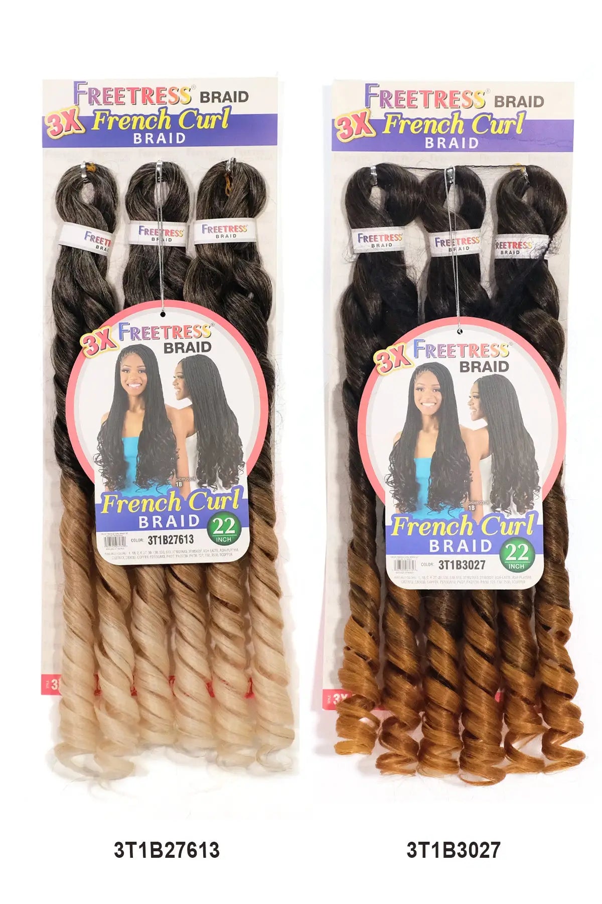 SHAKE N GO FREETRESS 3X FRENCH CURL BRAID 22" SHAKE N GO