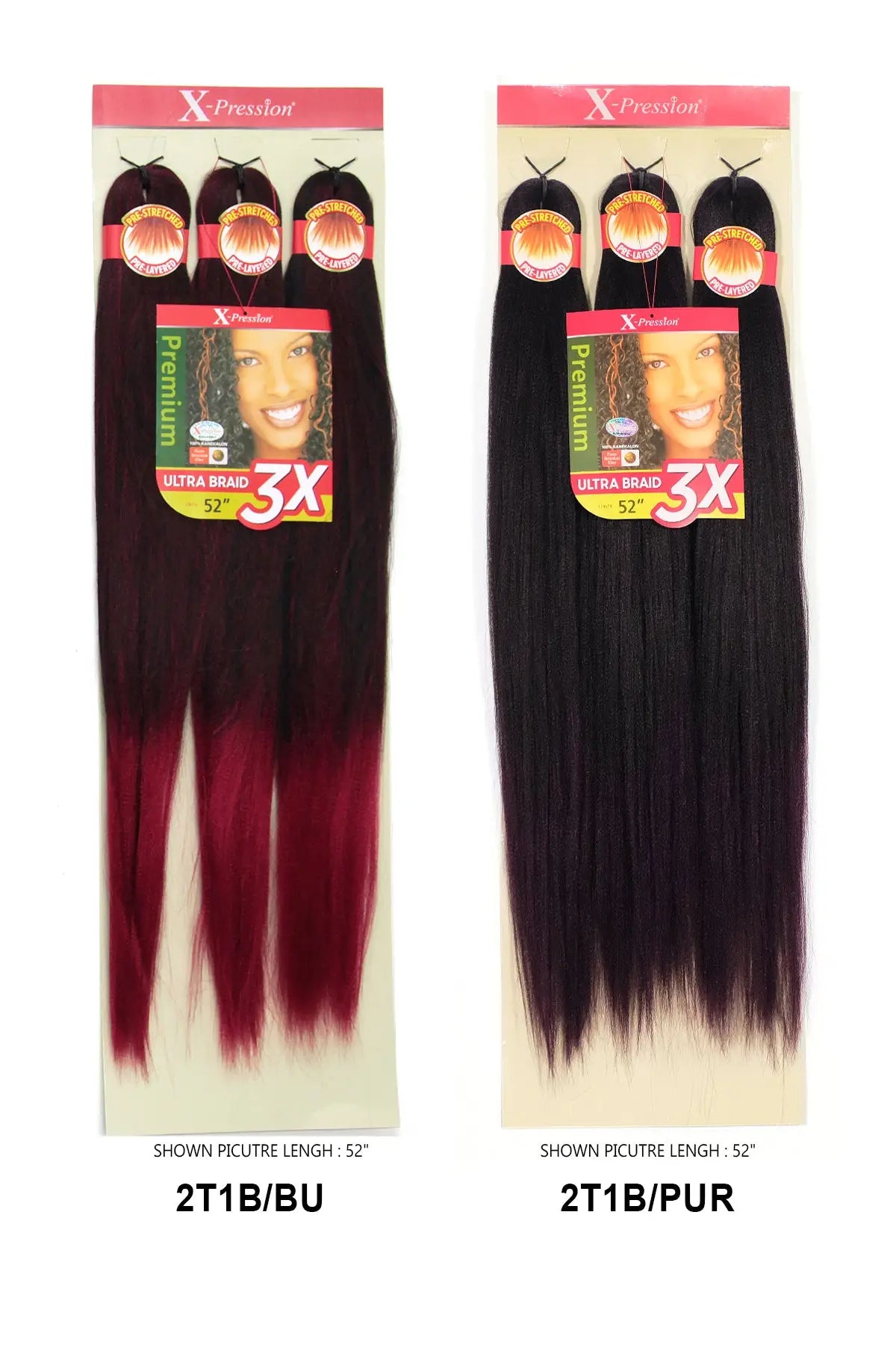 OUTRE 3X X-PRESSION PRE-STRETCHED ULTRA BRAID 52" OUTRE