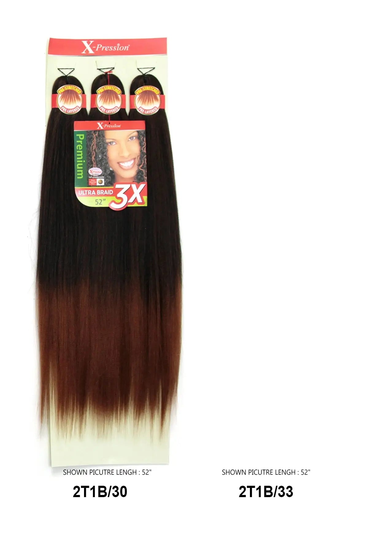 OUTRE 3X X-PRESSION PRE-STRETCHED ULTRA BRAID 42" OUTRE