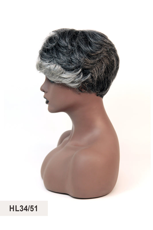 OUTRE FAB & FLY GRAY GLAMOUR HUMAN HAIR FULL WIG - ARLETTE - BSW BEAUTY CANADA