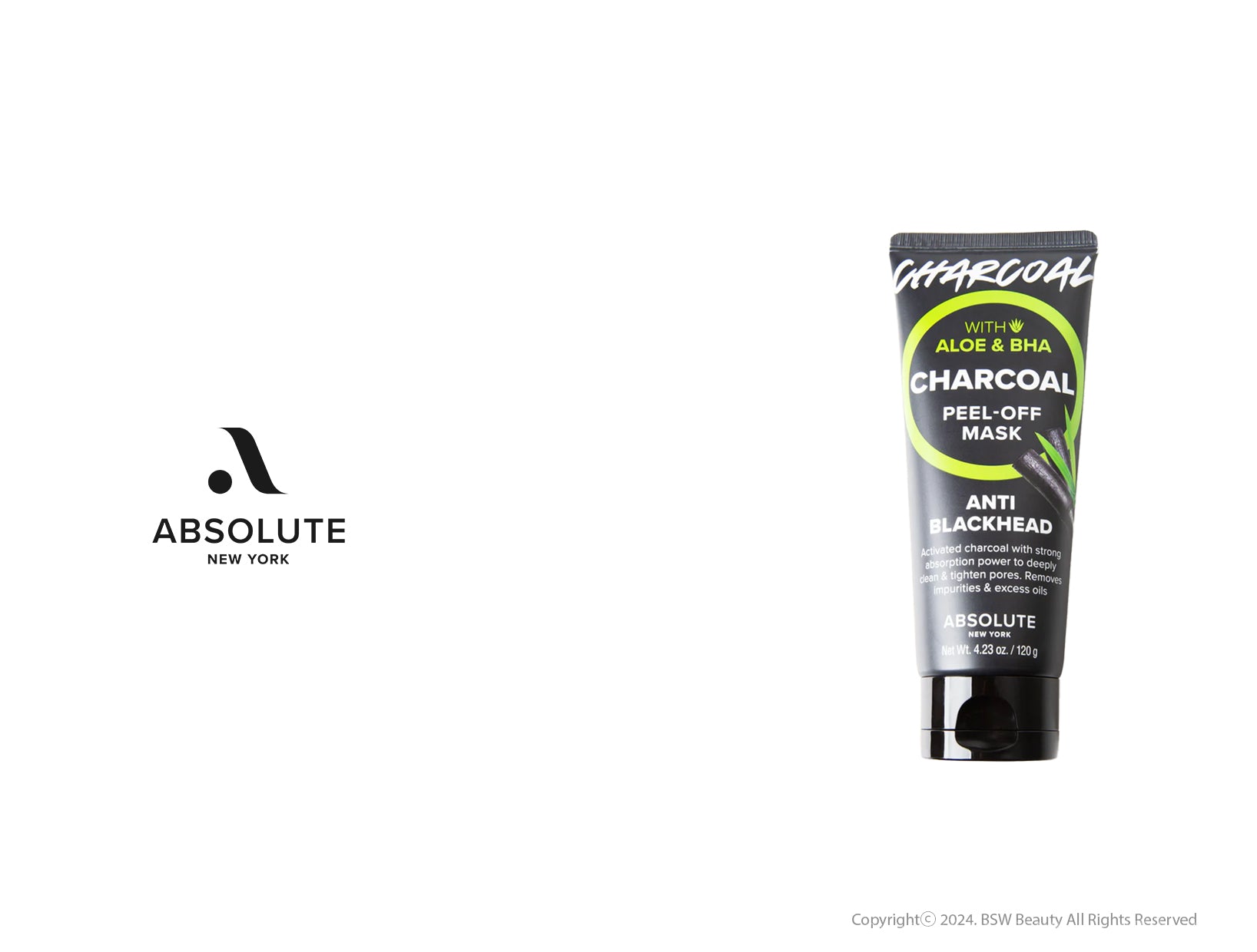 ABSOLUTE NEW YORK CHARCOAL PEEL OFF MASK