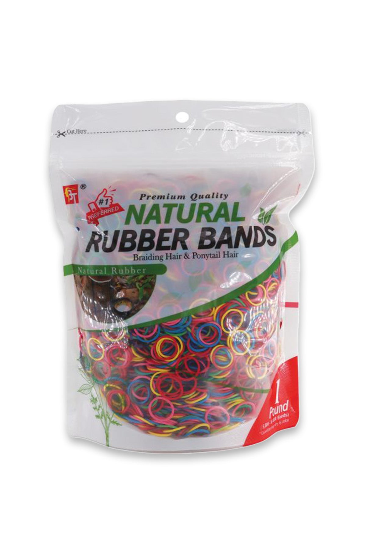 BEAUTY TOWN 1 POUND NATURAL RUBBER BAND - BSW BEAUTY CANADA