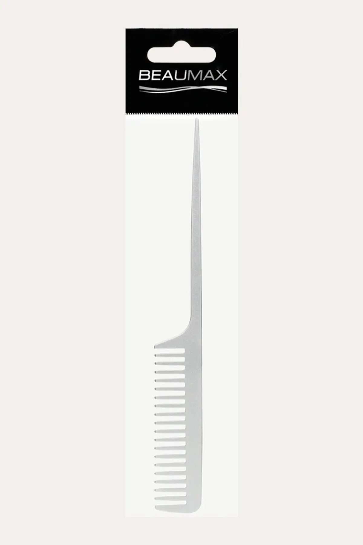 BEAUMAX ALUMINUM WIDE TOOTH TAIL COMB #702