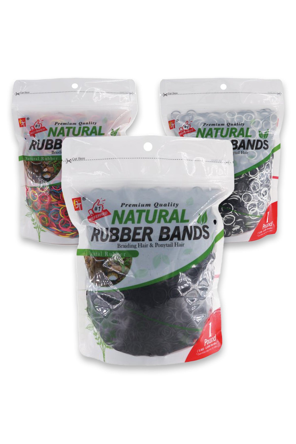 BEAUTY TOWN 1 POUND NATURAL RUBBER BAND - BSW BEAUTY CANADA