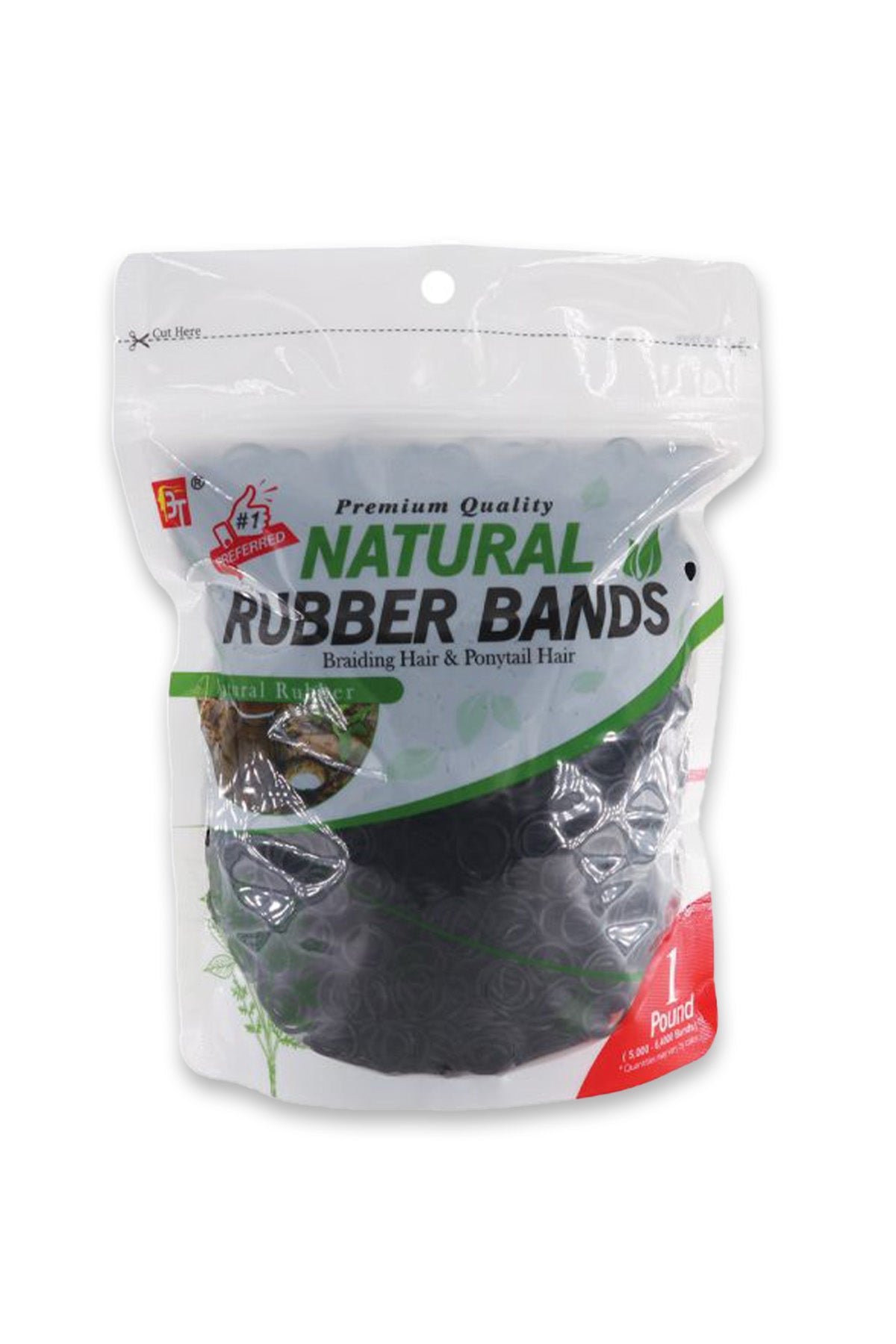 BEAUTY TOWN 1 POUND NATURAL RUBBER BAND - BSW BEAUTY CANADA
