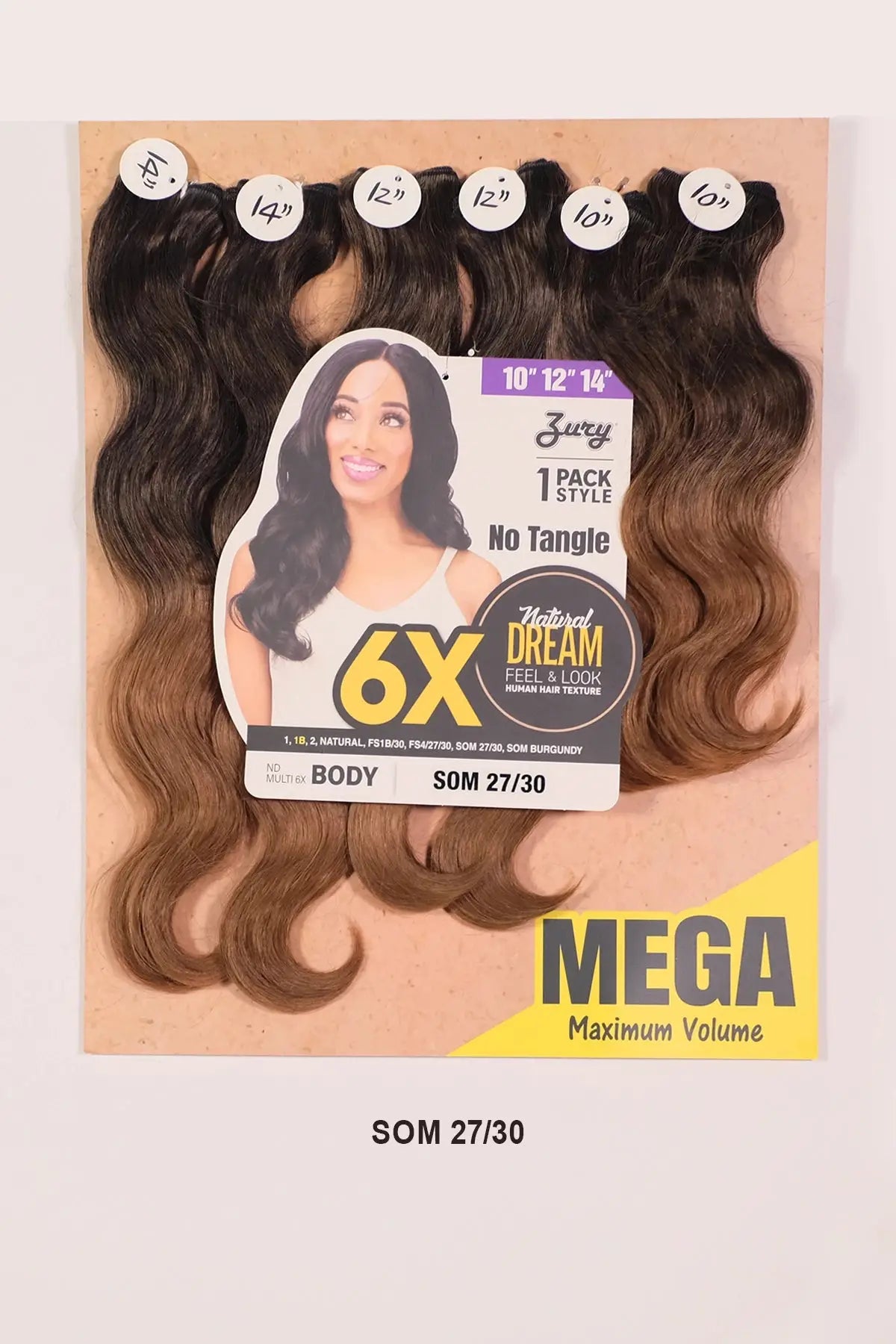 ZURY NATURAL DREAM HAIR WEAVE 6X - BODY 202224