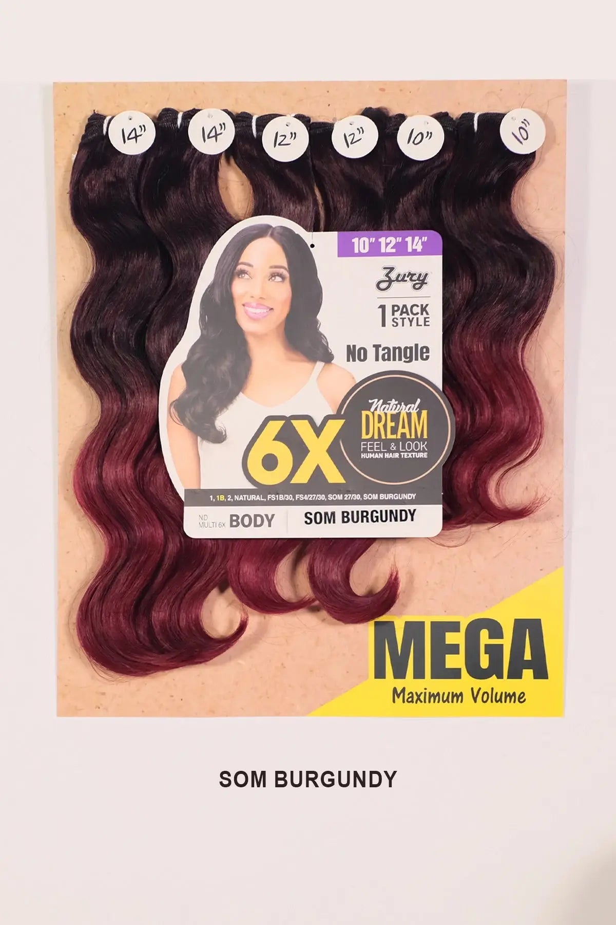 ZURY NATURAL DREAM HAIR WEAVE 6X - BODY 202224