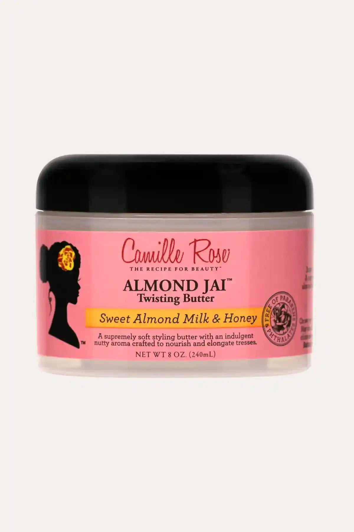 CAMILLE ROSE NATURALS ALMOND JAI BEURRE COIFFANT LAIT D'AMANDE DOUCE & MIEL 227g