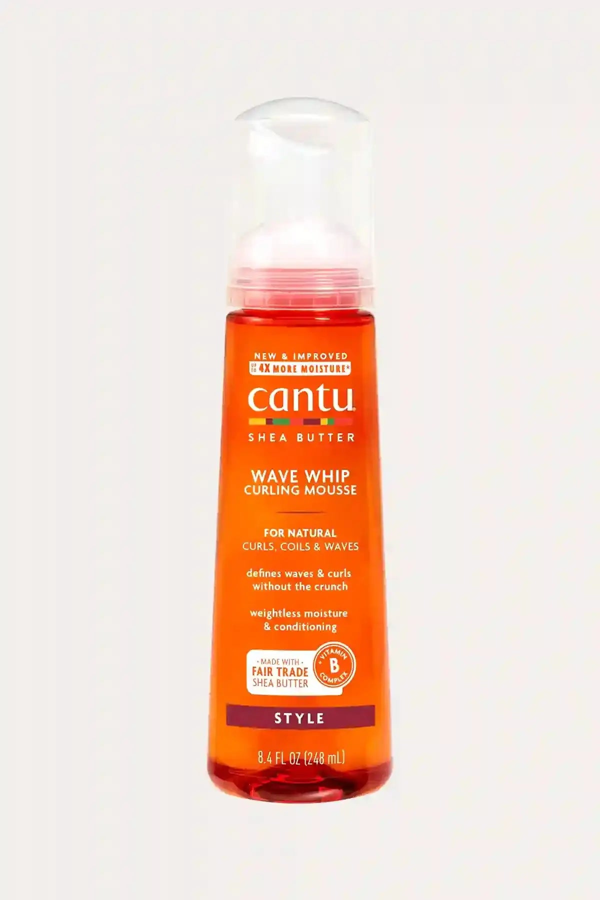 CANTU CHEVEUX NATURELS MOUSSE COIFFANTE ONDULATIONS ET BOUCLES 250 ml