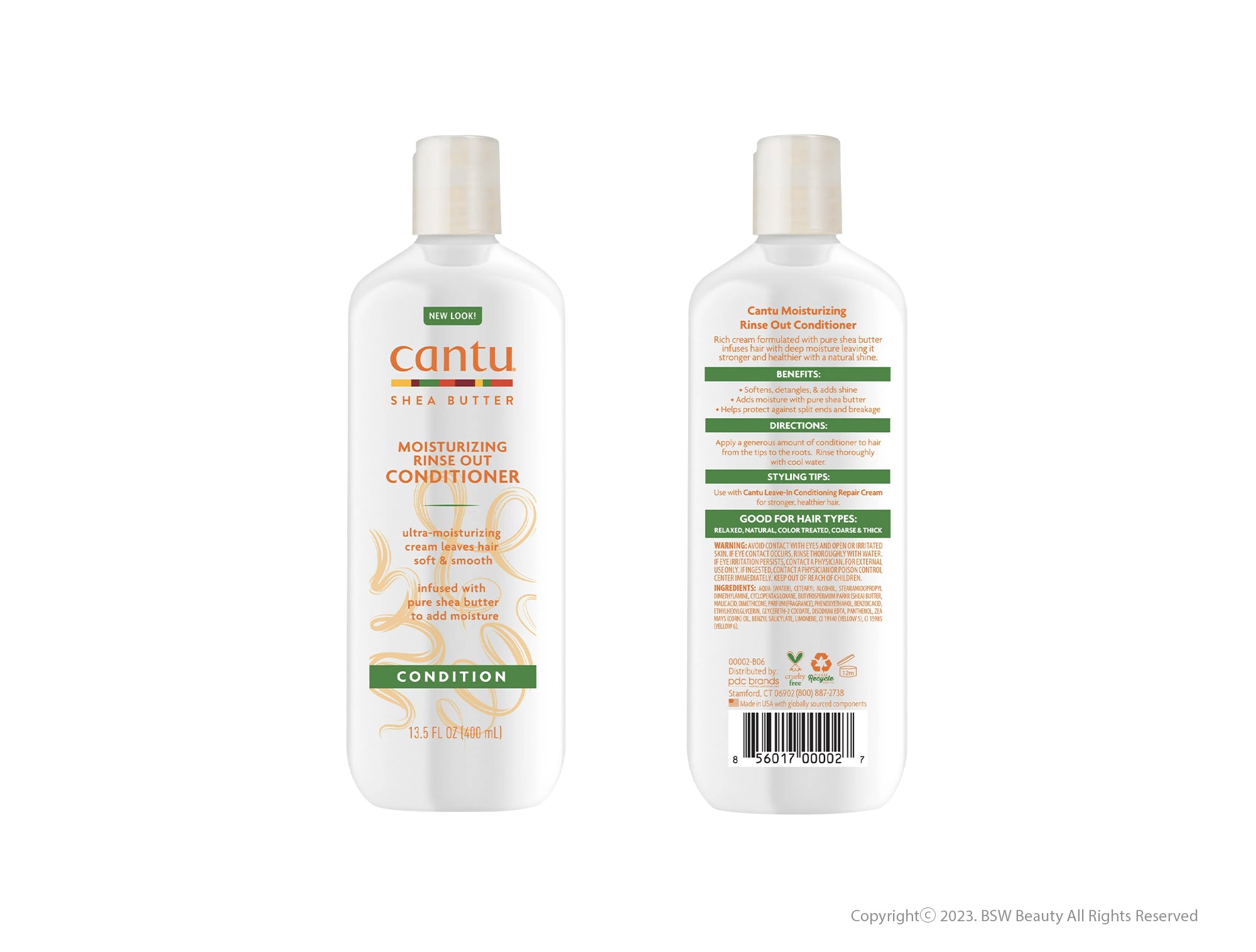 CANTU SHEA BUTTER MOISTURIZING RINSE OUT CONDITIONER 13.5oz